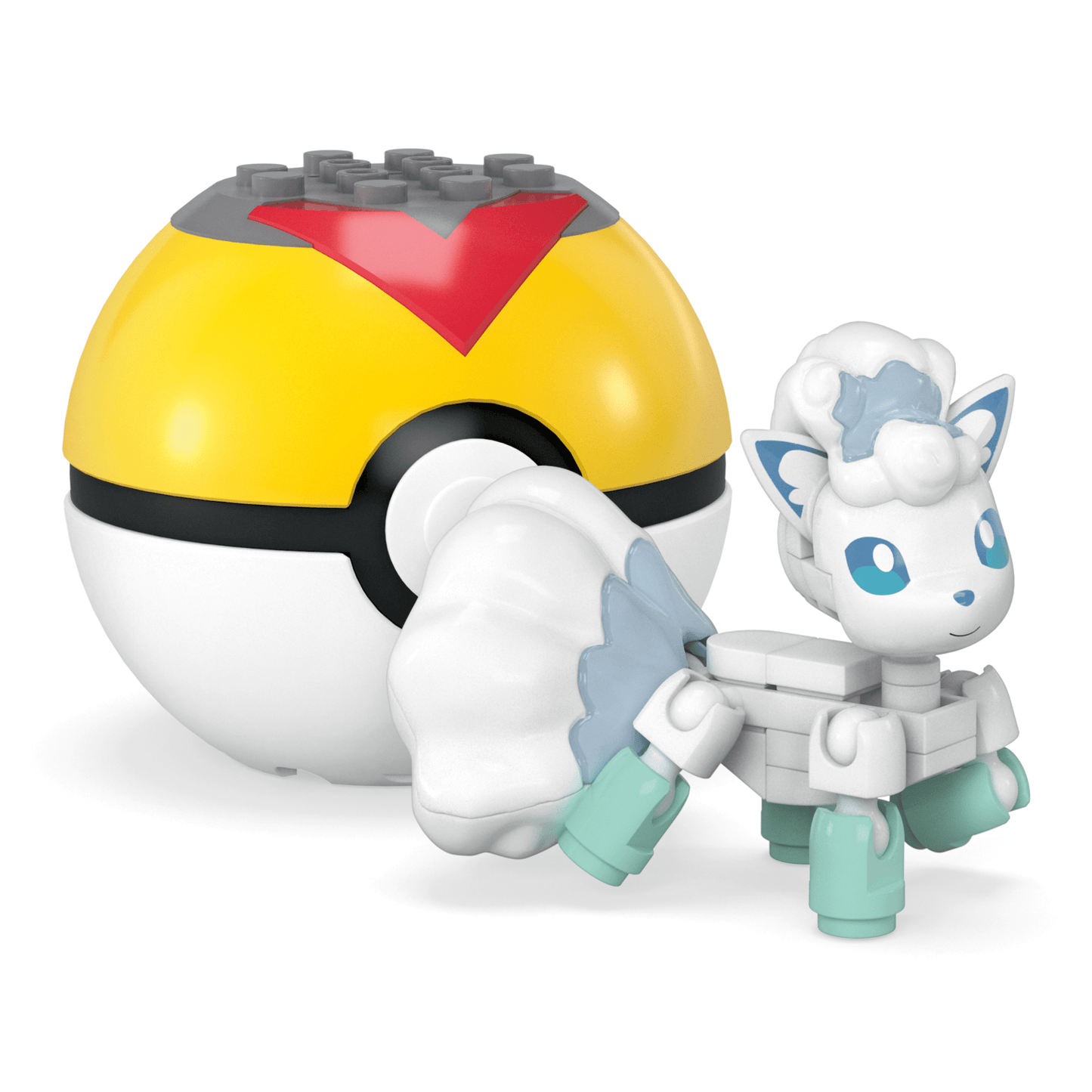 Mega Pokémon Figurine Articulée Goupix D’Alola, 28Pièces