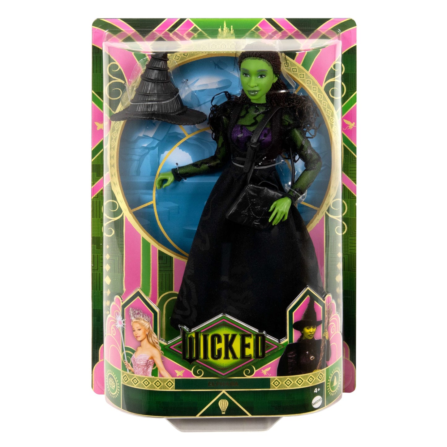 Universal Pictures Wicked Poupée Elphaba Avec Accessoires et Habillages Amovibles