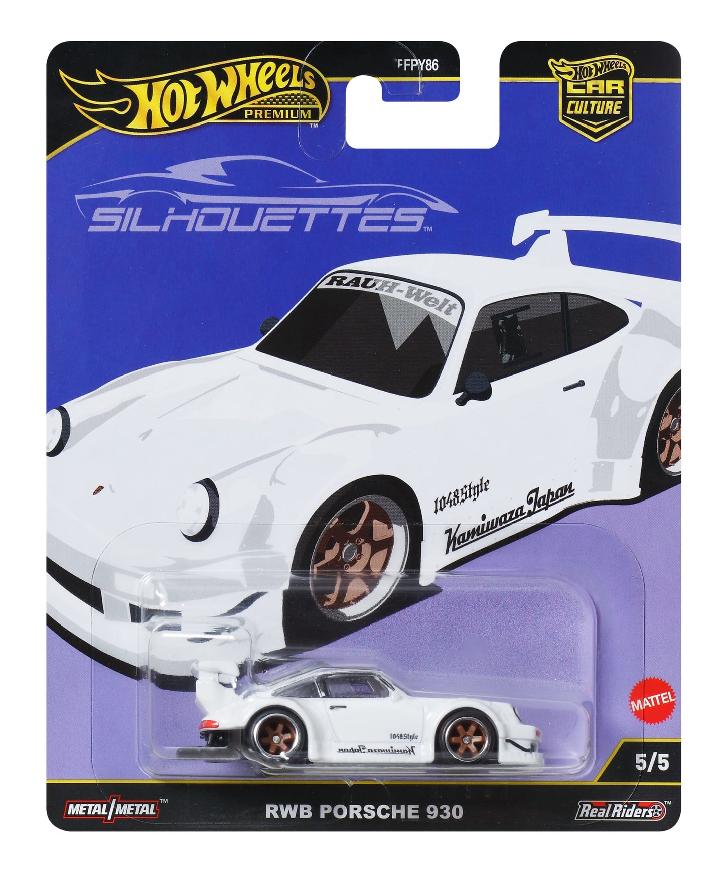 Hot Wheels Collector Veículo de Brinquedo Carro Porsche 930 RWB