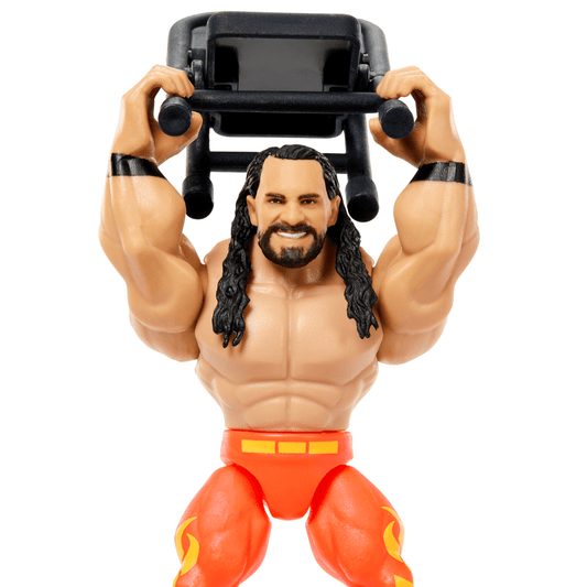 Wwe Knuckle Crunchers Figurine Articulée et Access. Seth Rollins