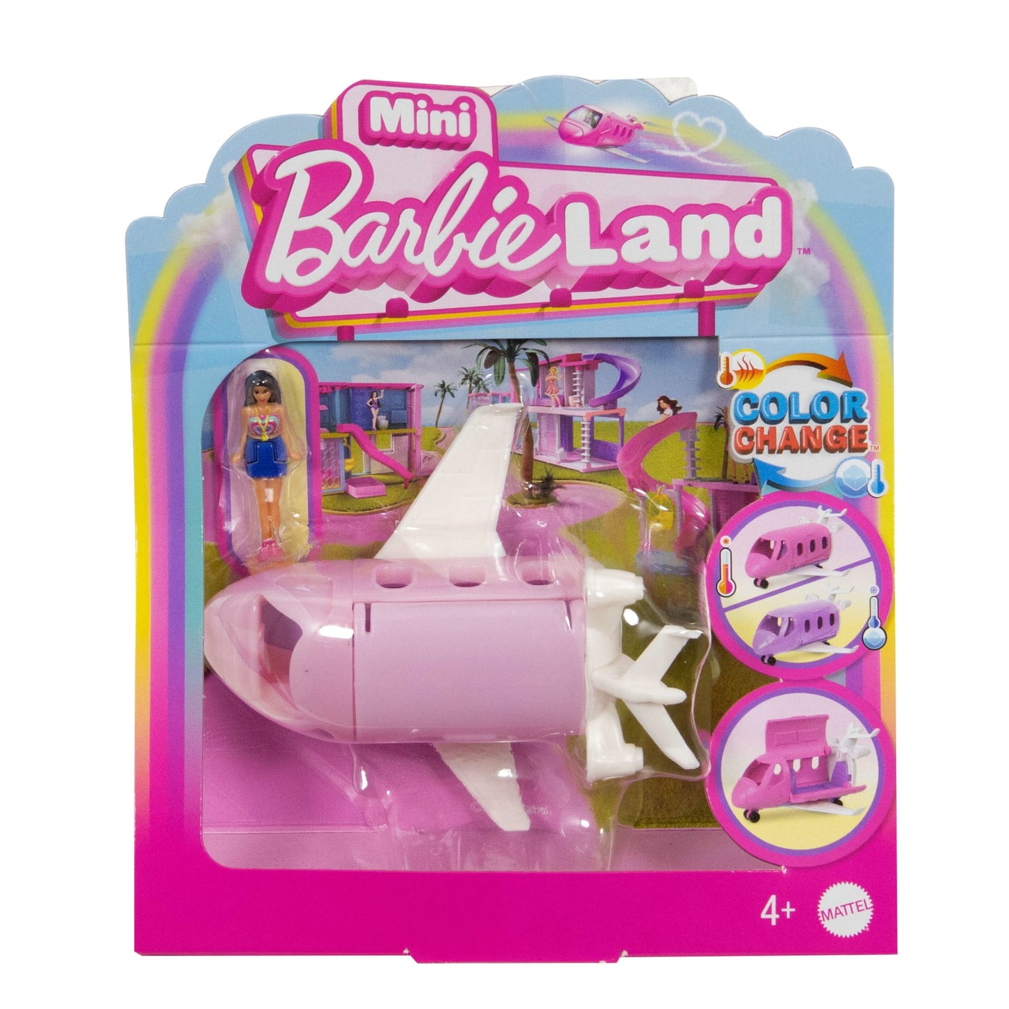 Barbie Mini BarbieLand Vehículo para Muñecas Avión de los Sueños
