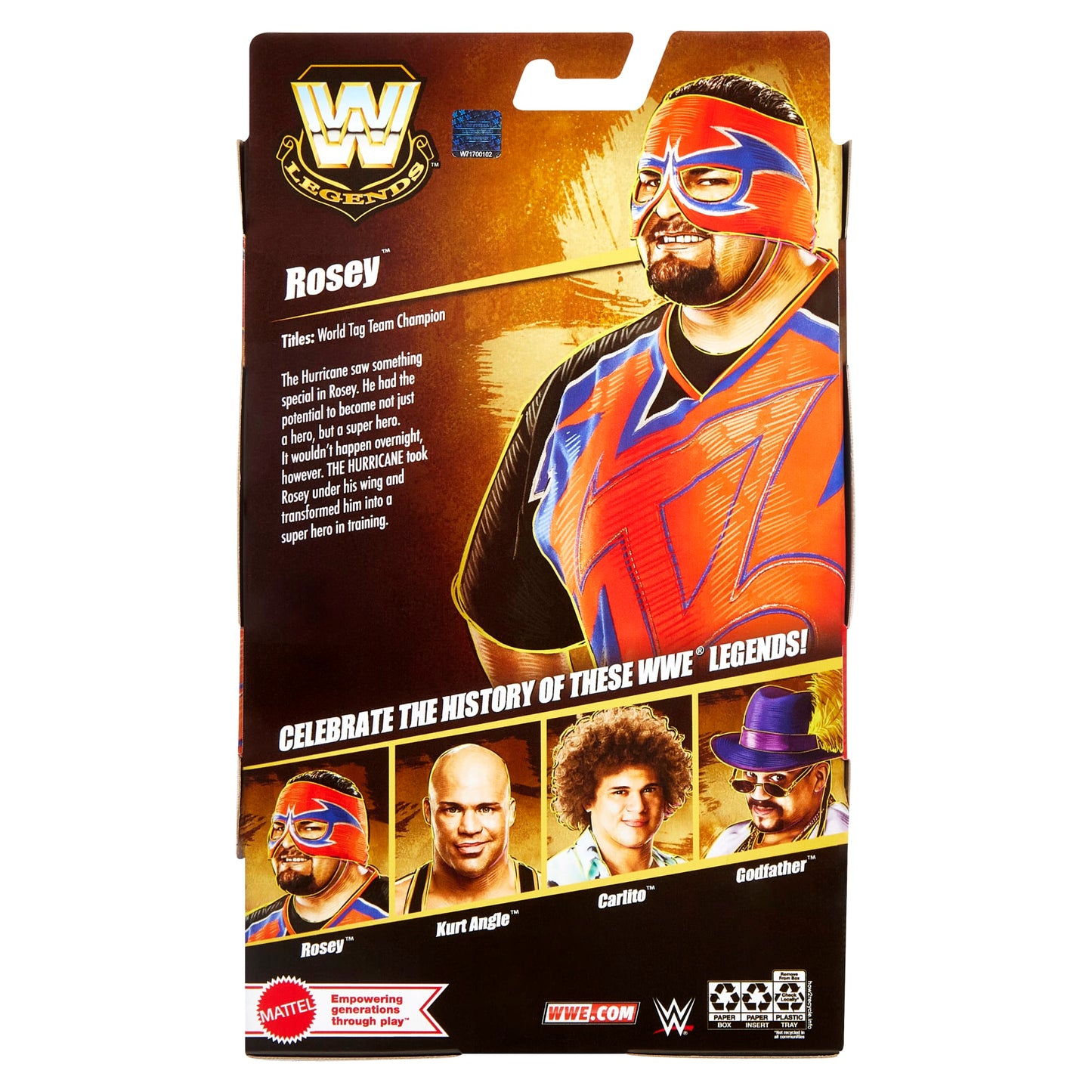 Wwe Collection Elite Legends Série26 Figurine Rosey