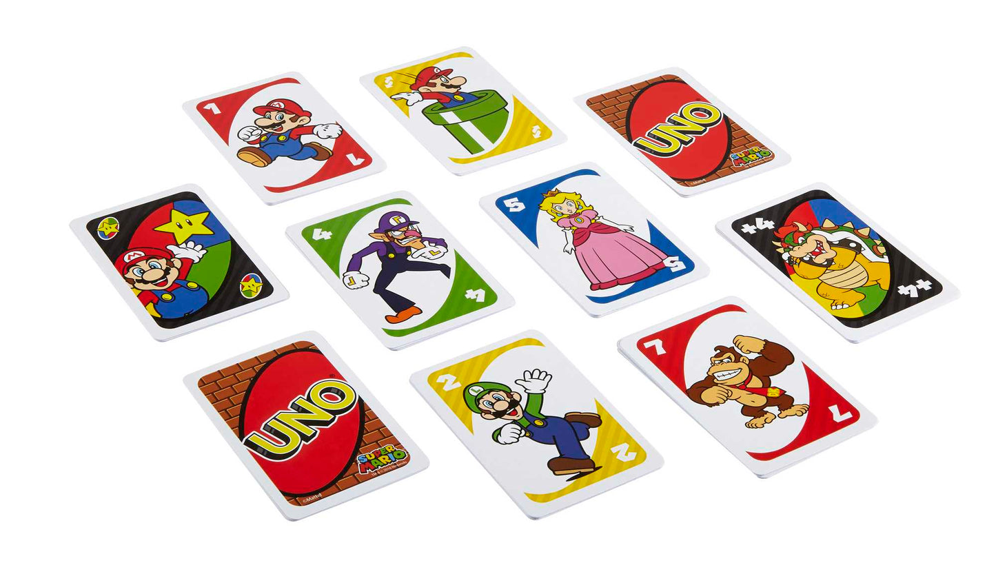 UNO Jogo de Cartas Super Mario Bros