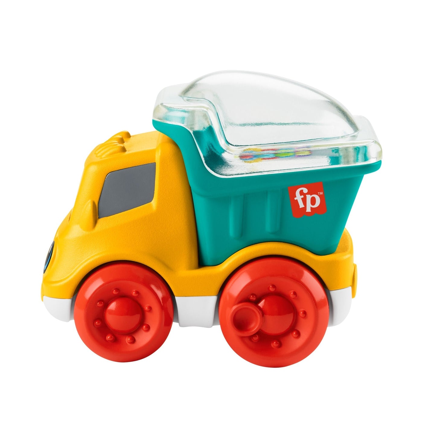 Fisher-Price Camion-Benne Roulis-Boulis, Jouet à Pousser Avec Perles