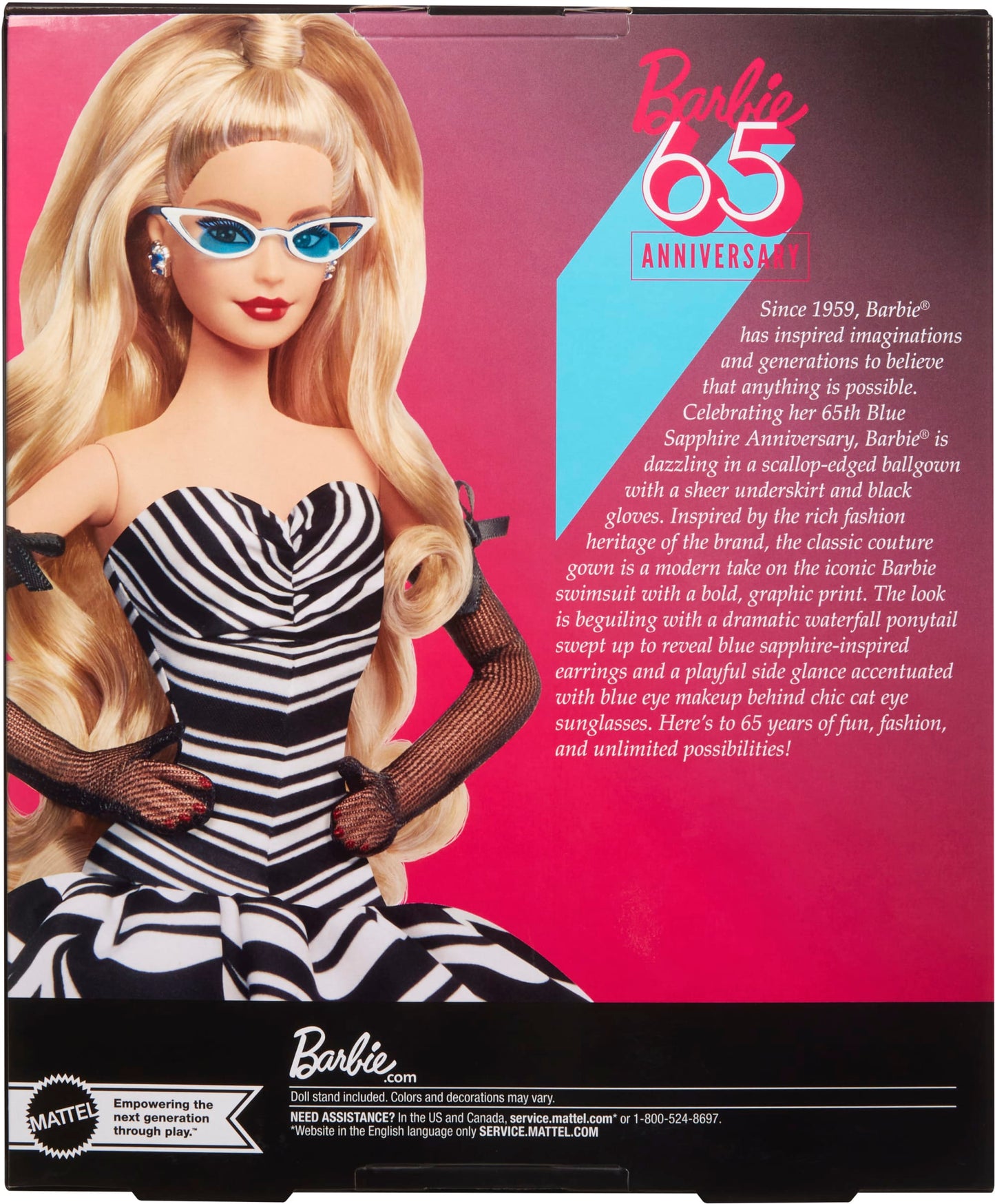 Barbie – Signature – 65E Anniversaire – Poupée de Collection, Blonde