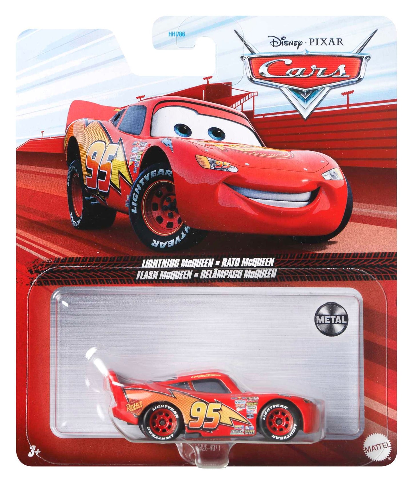 Cars de Disney y Pixar Diecast Vehículo de Juguete Rayo McQueen