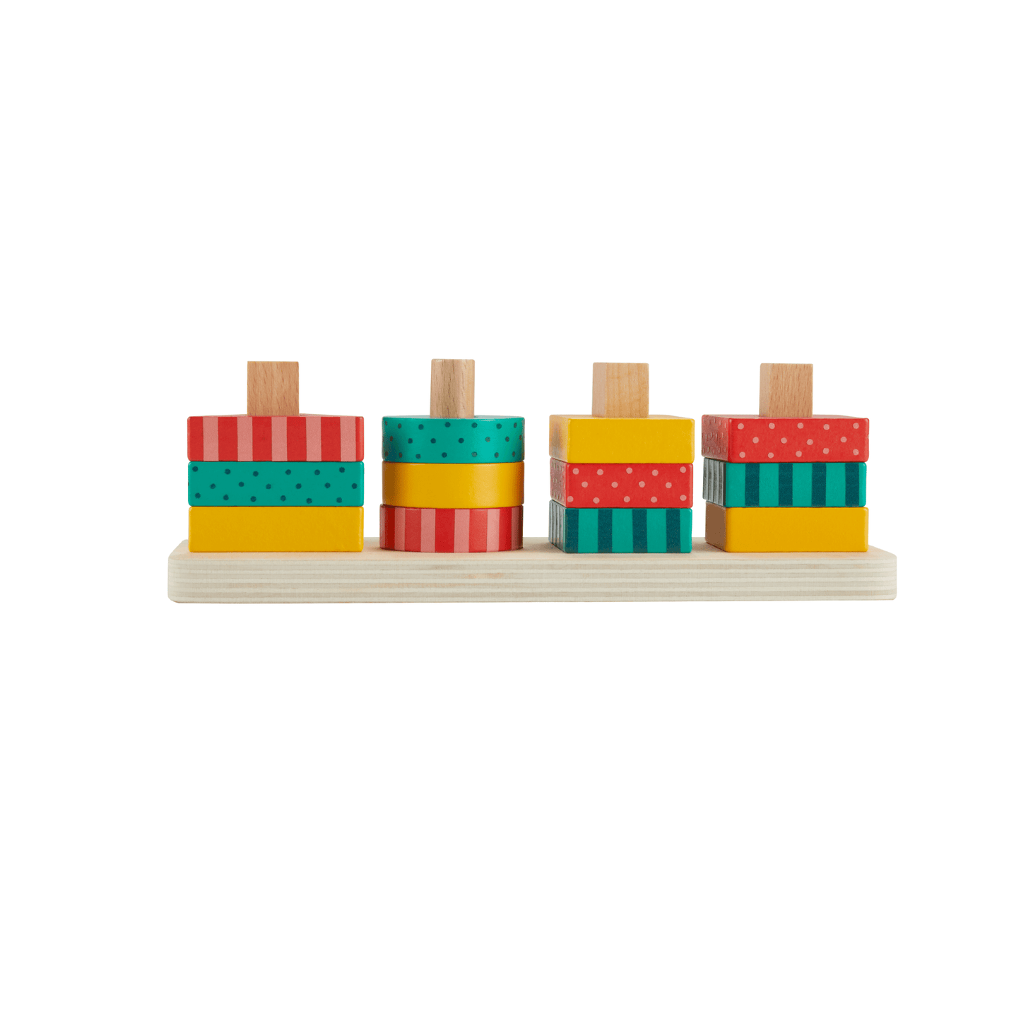 Fisher-Price Brinquedo para Bebês Classificador de Formas de Madeira