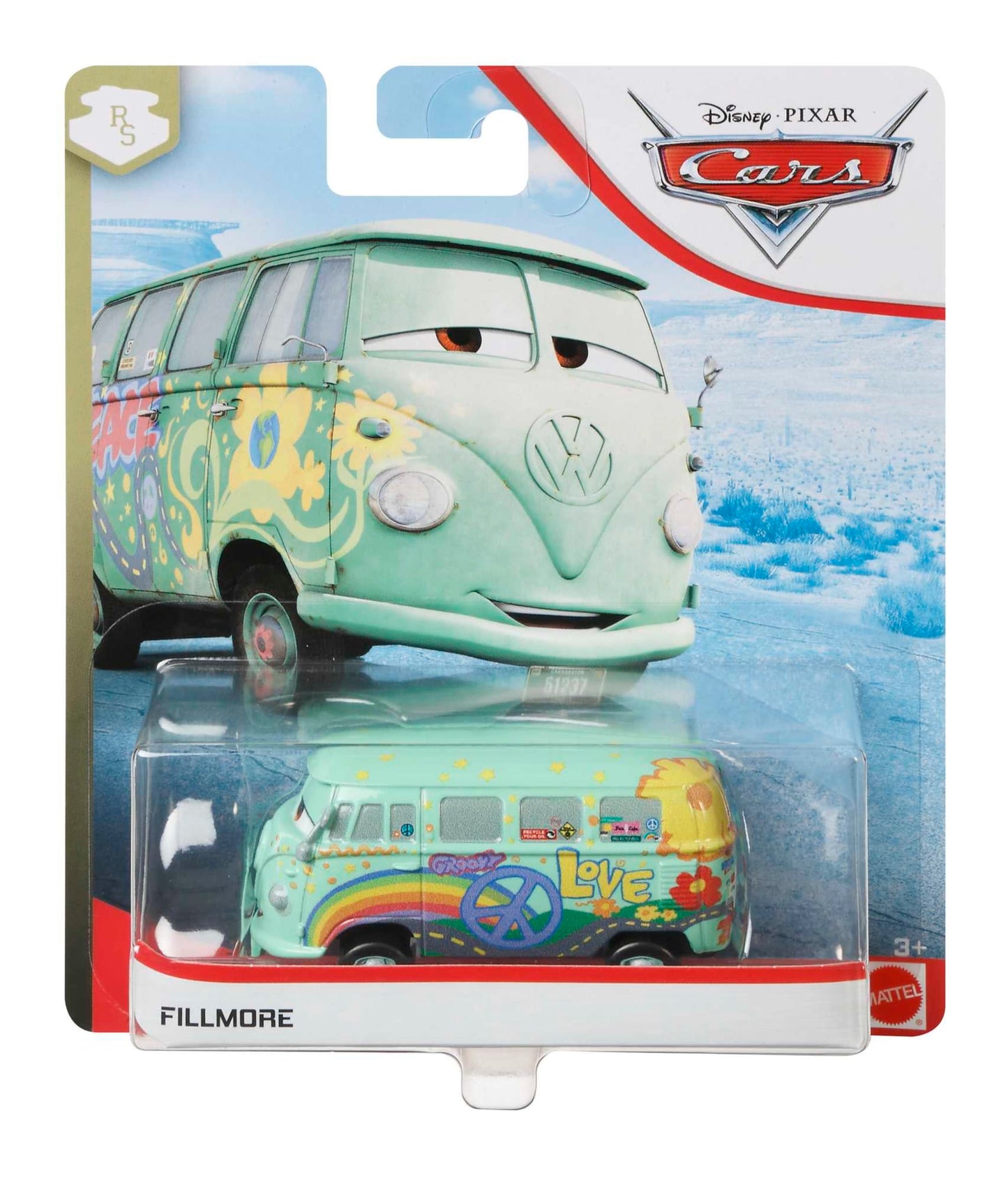 Carros da Disney e Pixar Diecast Veículo de Brinquedo Fillmore