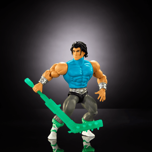 Masters Of The Universe Origins Turtles Of Grayskull Casey Jones Action Figure Toy, Armor & Weapons