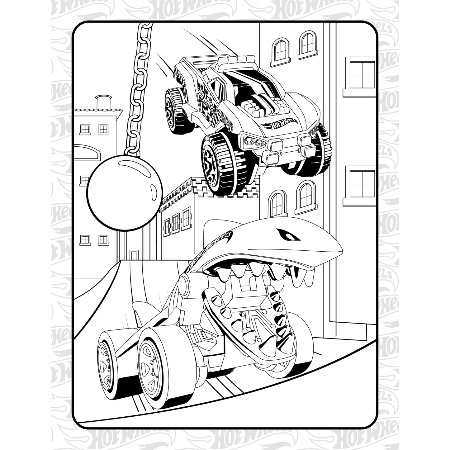 Hot Wheels: Giant Coloring Book