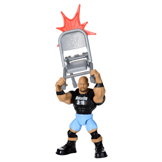 WWE Action Figure Knuckle Crunchers “Stone Cold” Steve Austin With Battle Accessory