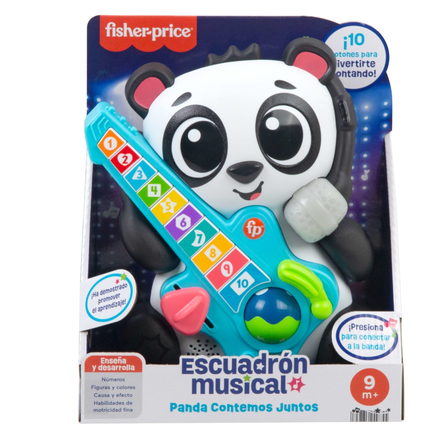 Fisher-Price Juguete para Bebés Escuadrón Musical Panda Contemos Juntos