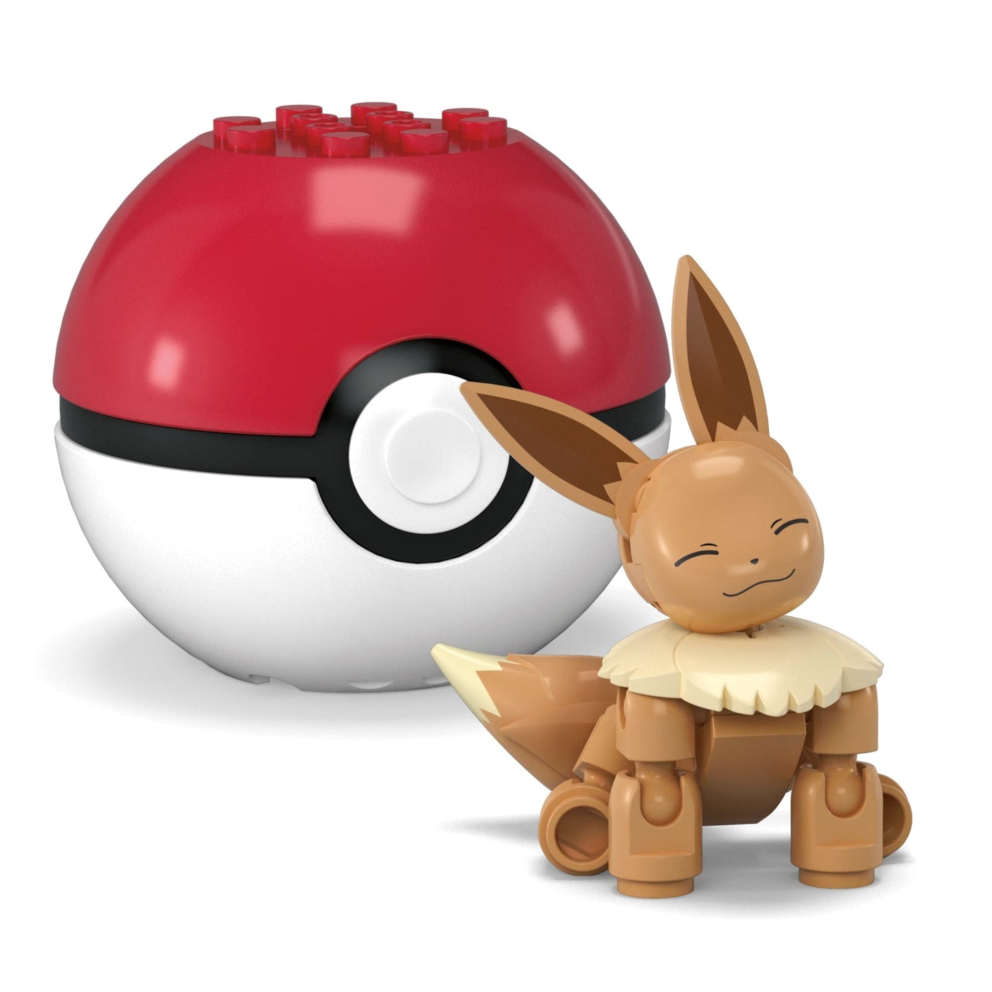 MEGA Pokémon Jogo de Construção Pokébola Colecionável Eevee