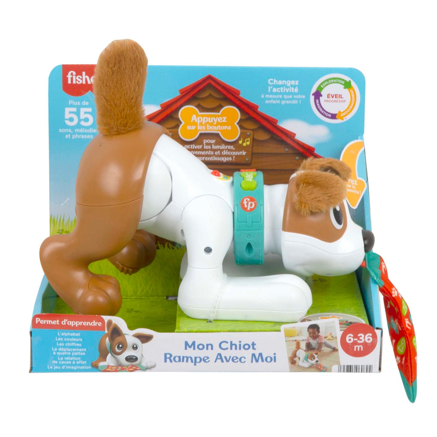 Fisher-Price 123 Crawl With Me Puppy - French Version
