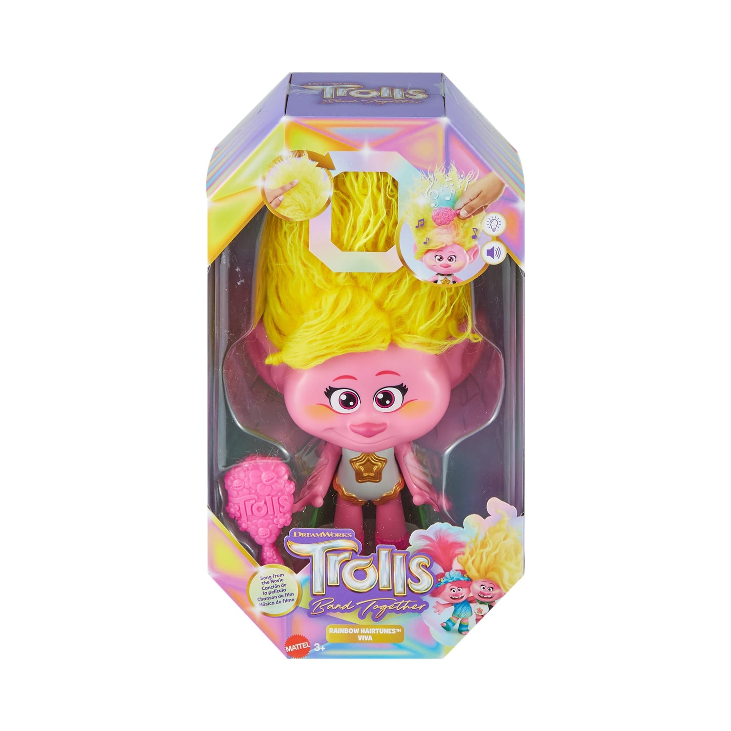 Dreamworks Trolls Band Together Rainbow Hairtunes Assortment