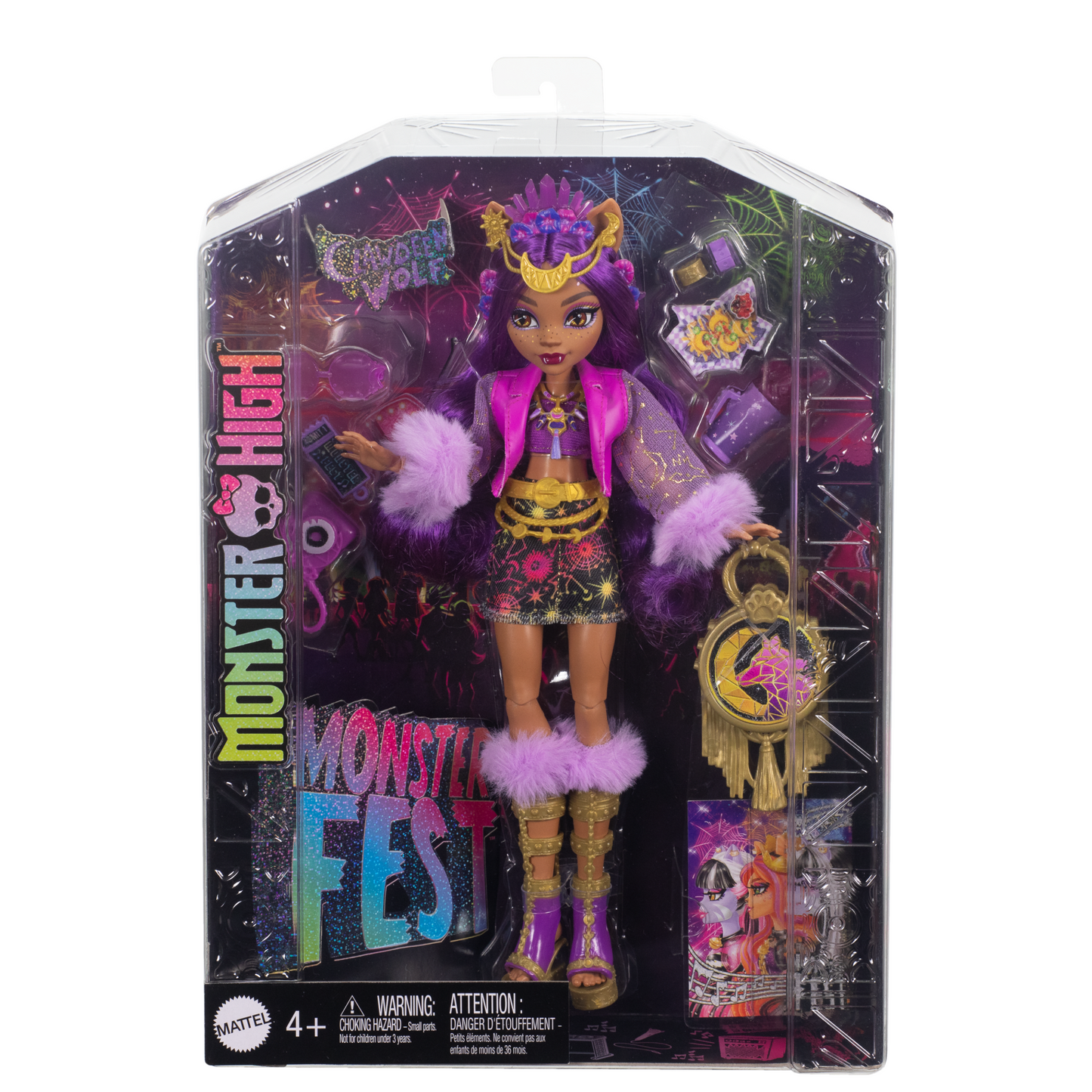 Monster High-Poupée Clawdeen Wolf Avec Tenue Pour Le Monster Fest
