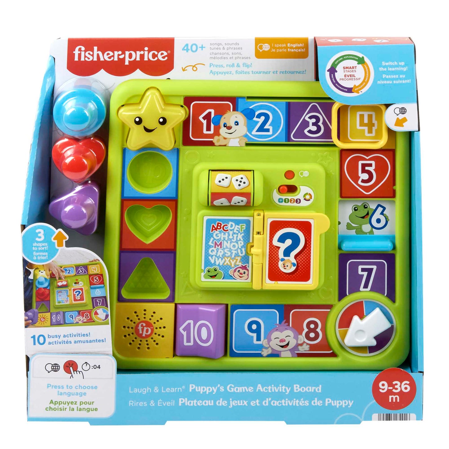 Fisher-Price Rires et Éveil Plateau de Jeux et D’Activités de Puppy
