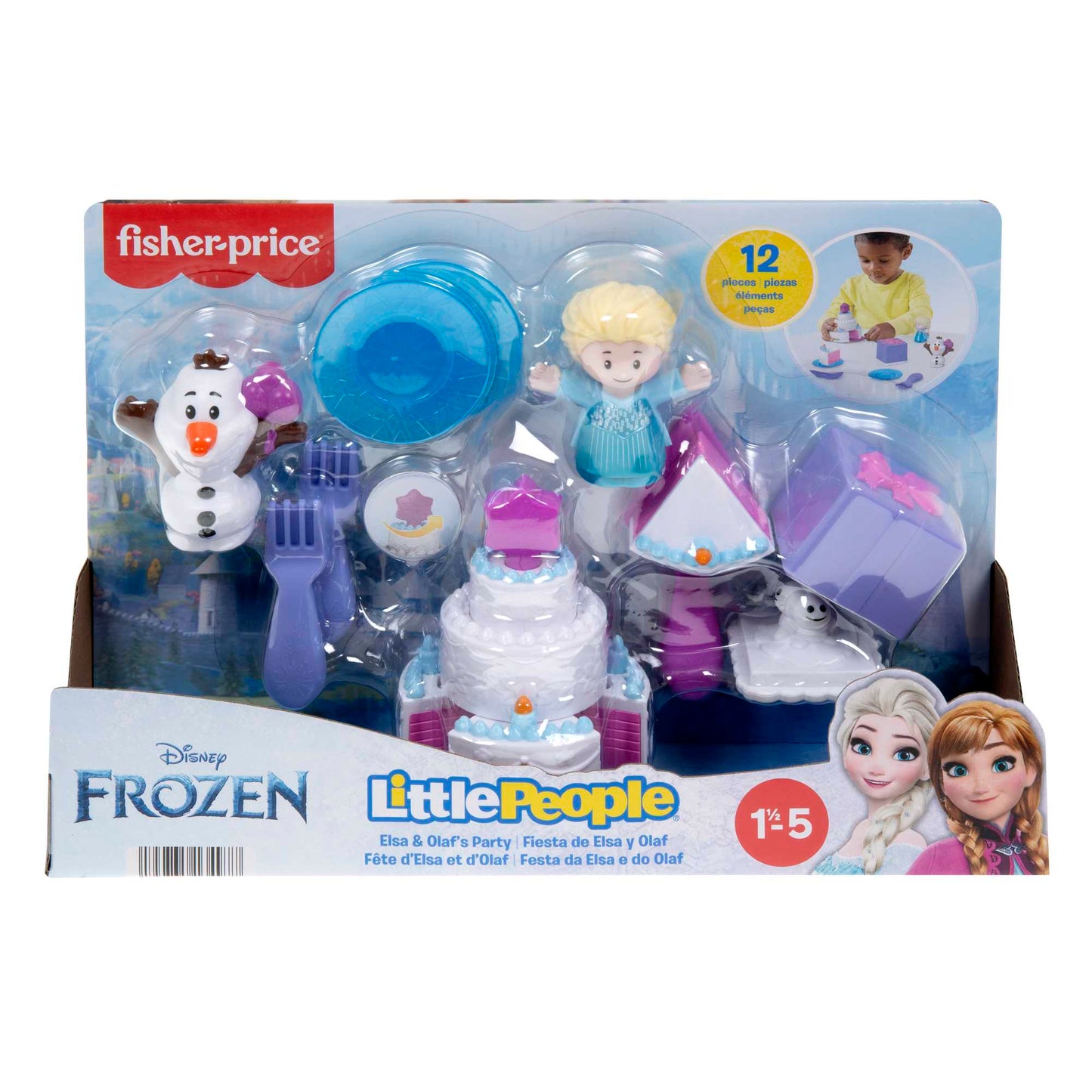 Lp Disney La Reine des Neiges Coffret Fête D’Elsa et Olaf