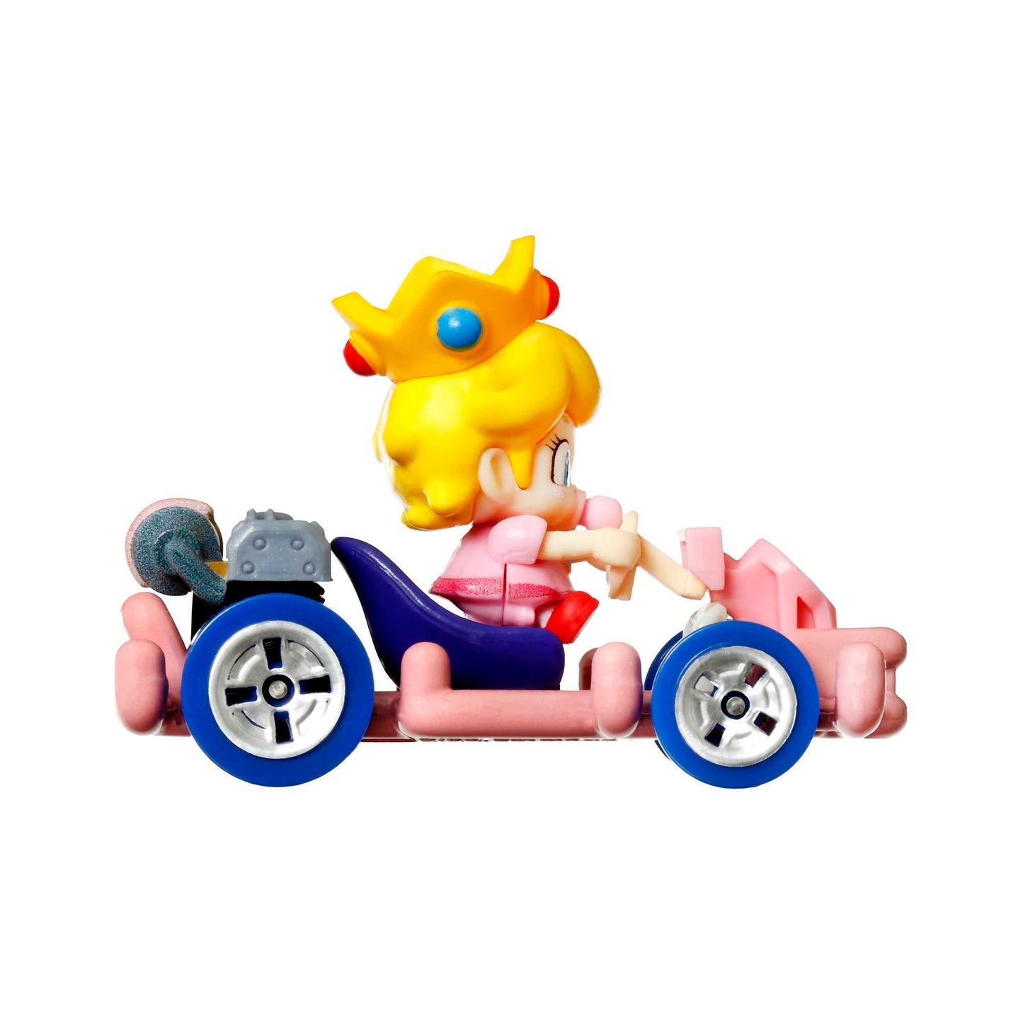 Hot Wheels Mario Kart Veículo de Brinquedo Baby Peach Pipe Frame