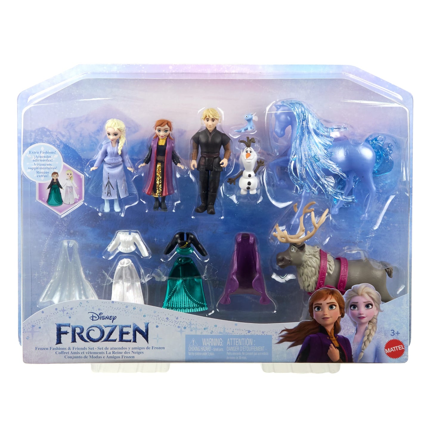 Disney Frozen Set de Juego Modas y Amigos con Anna y Elsa
