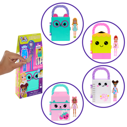 Polly Pocket Coffret de Jeu et Poupée Mini Looks, Poupée 7,62Cm