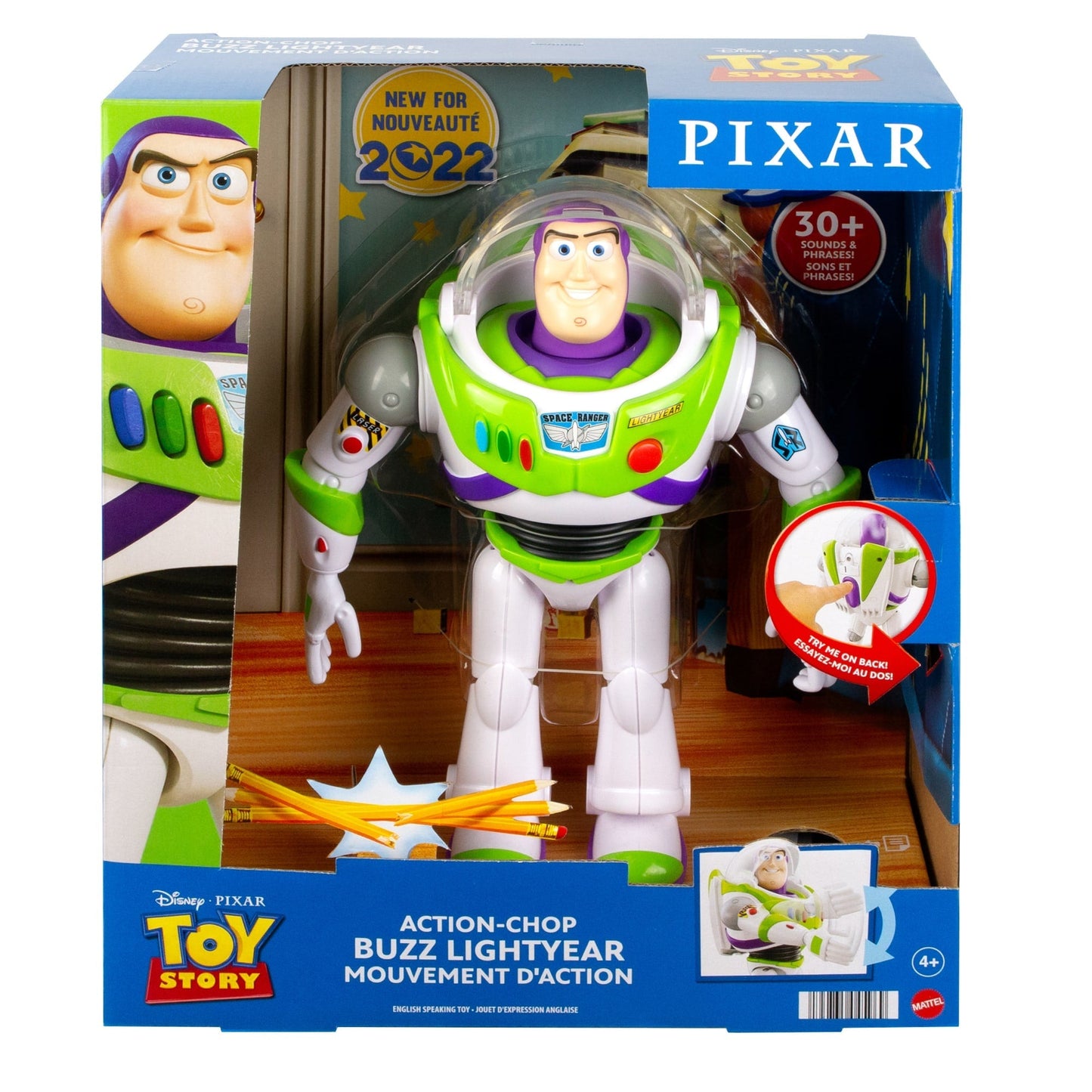 Disney Pixar Toy Story Action Chop Buzz Lightyear 10-inch Figure
