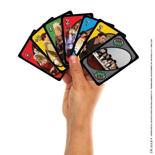 Uno Friends Jeu de Cartes Pour Soirées de Jeu en Famille, Adultes