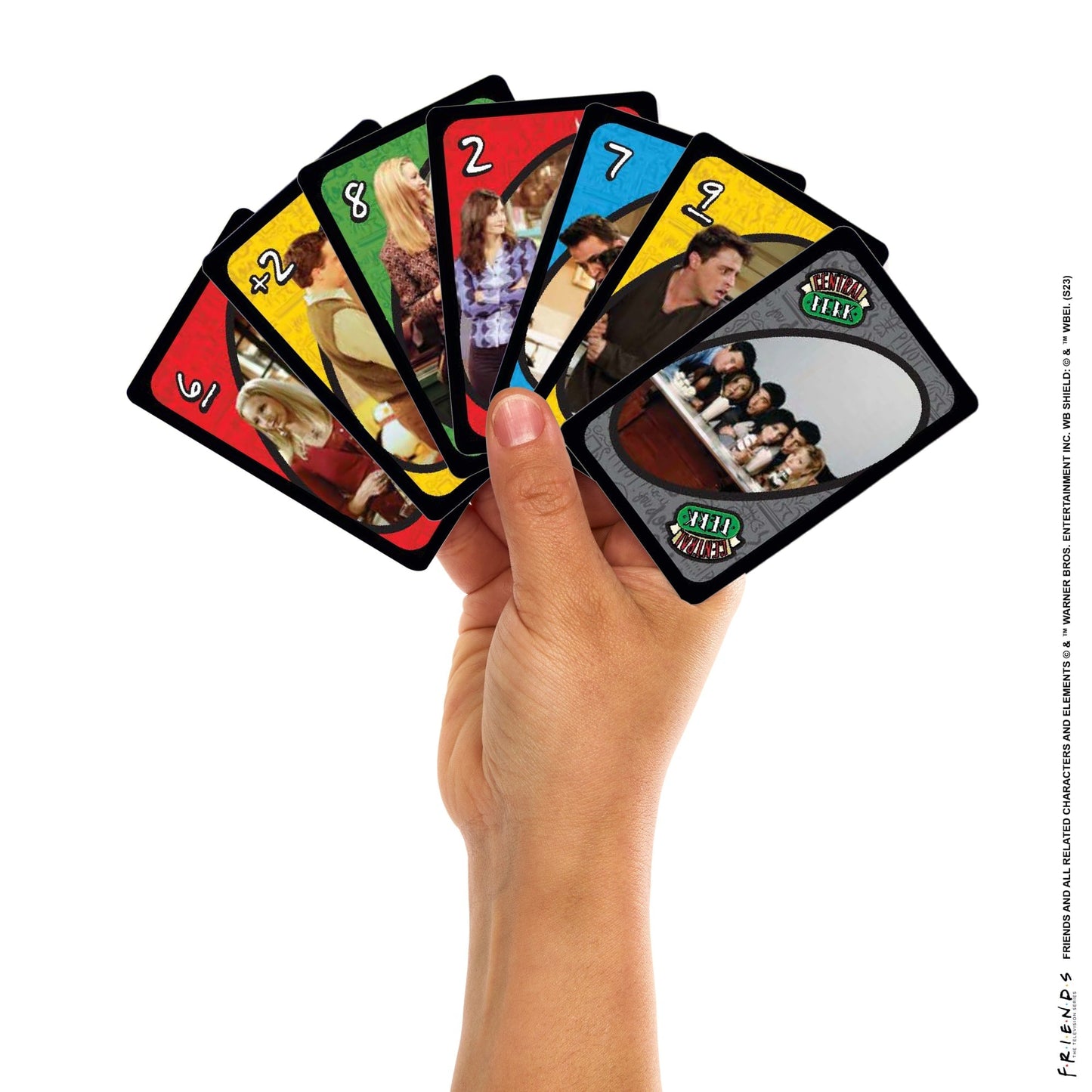 Uno Friends Jeu de Cartes Pour Soirées de Jeu en Famille, Adultes