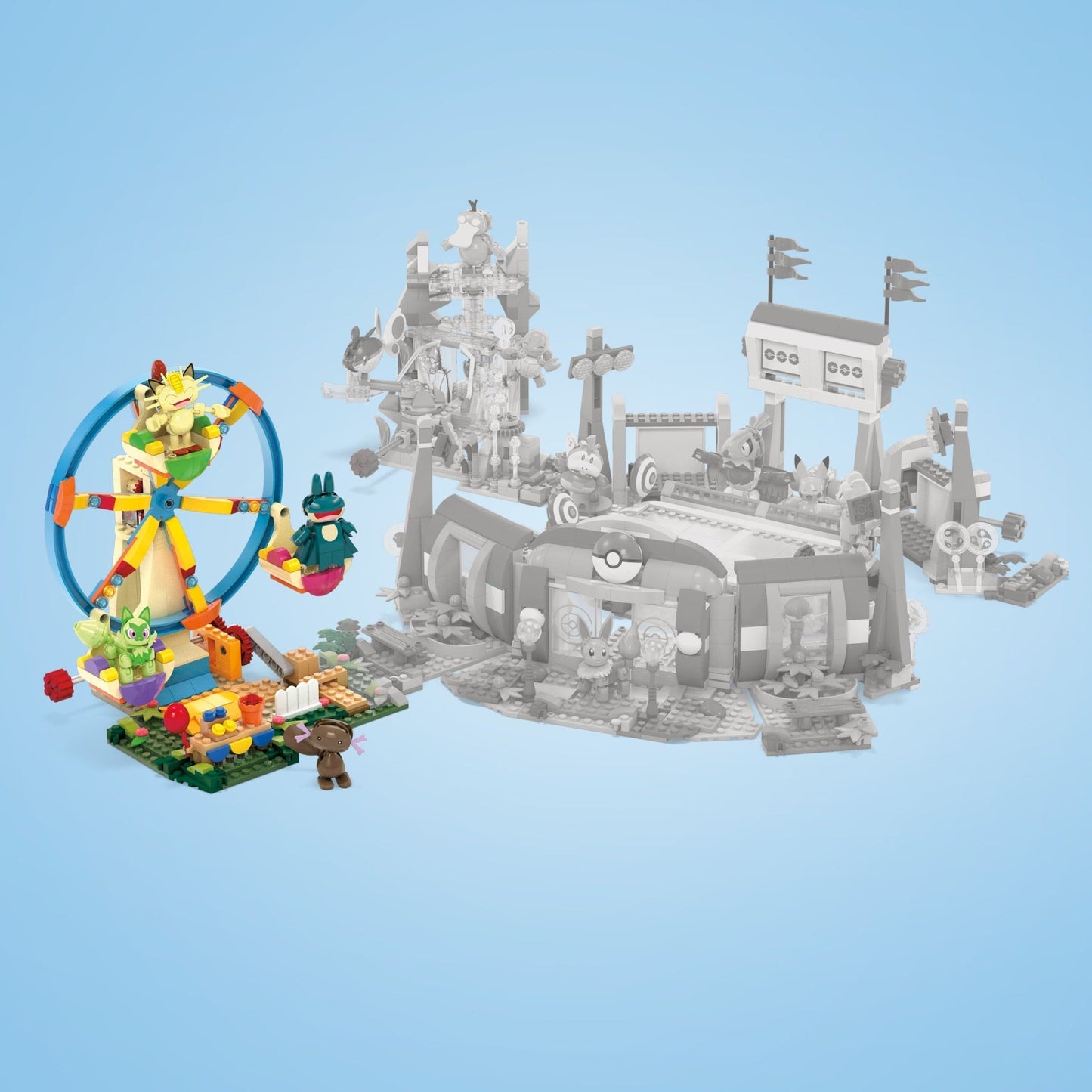 Mega Pokémon-Coffret La Grande Roue-Jouet à Construire