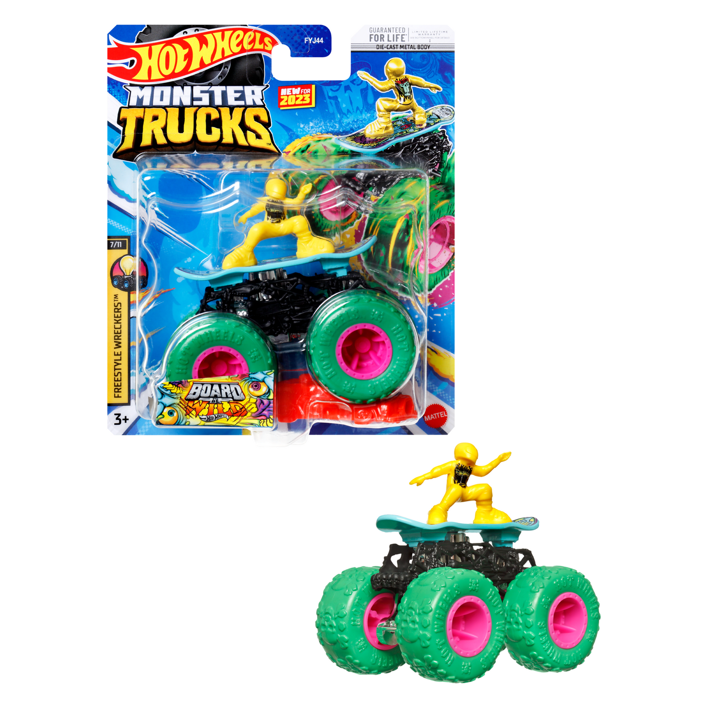 Hot Wheels Monster Trucks Vehículo de Juguete Auto Sorpresa Escala 1:64