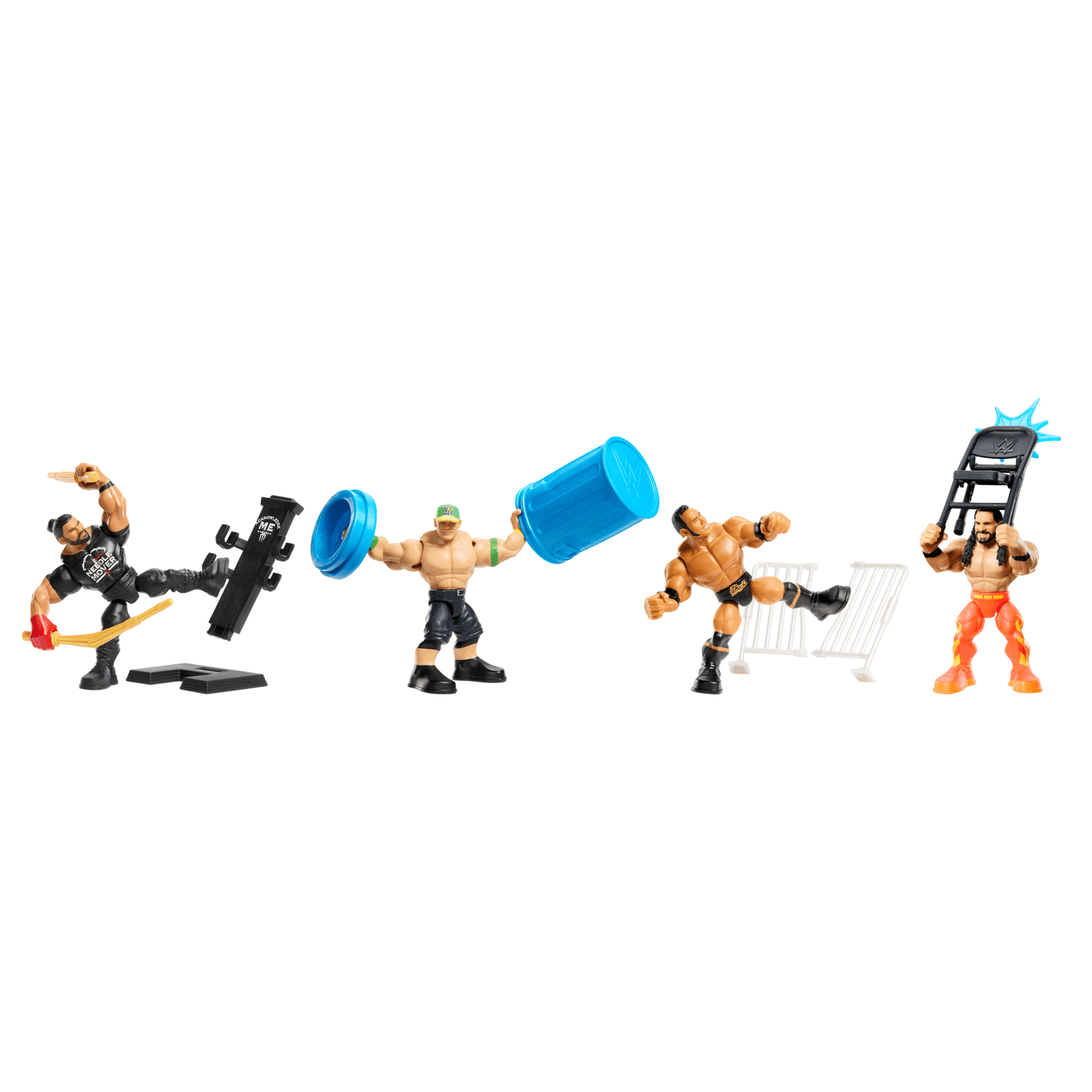 Wwe Knuckle Crunchers Figurine Articulée et Access. John Cena