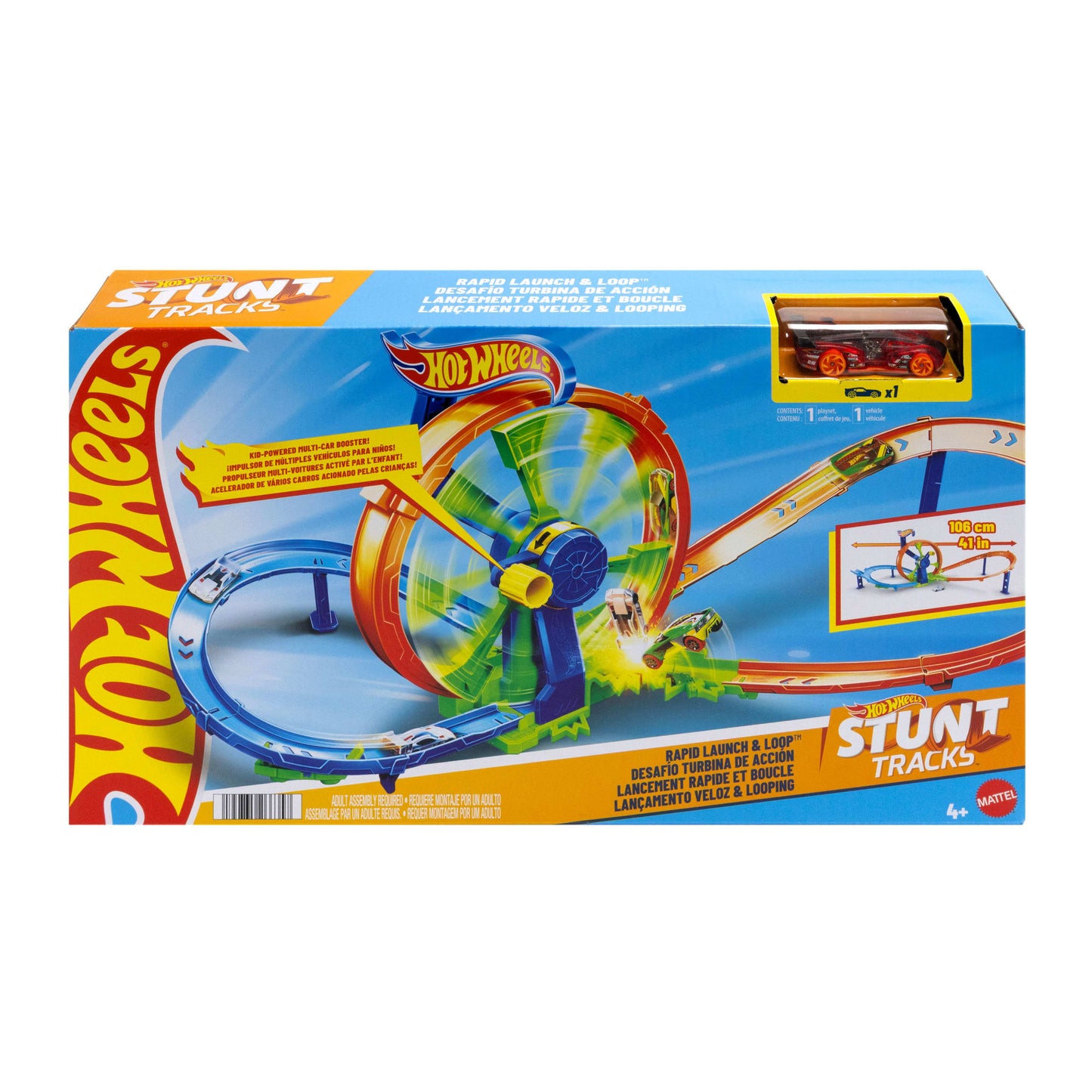 Hot Wheels  Action  Coffret de Jeu  Lancement Rapide et Boucle