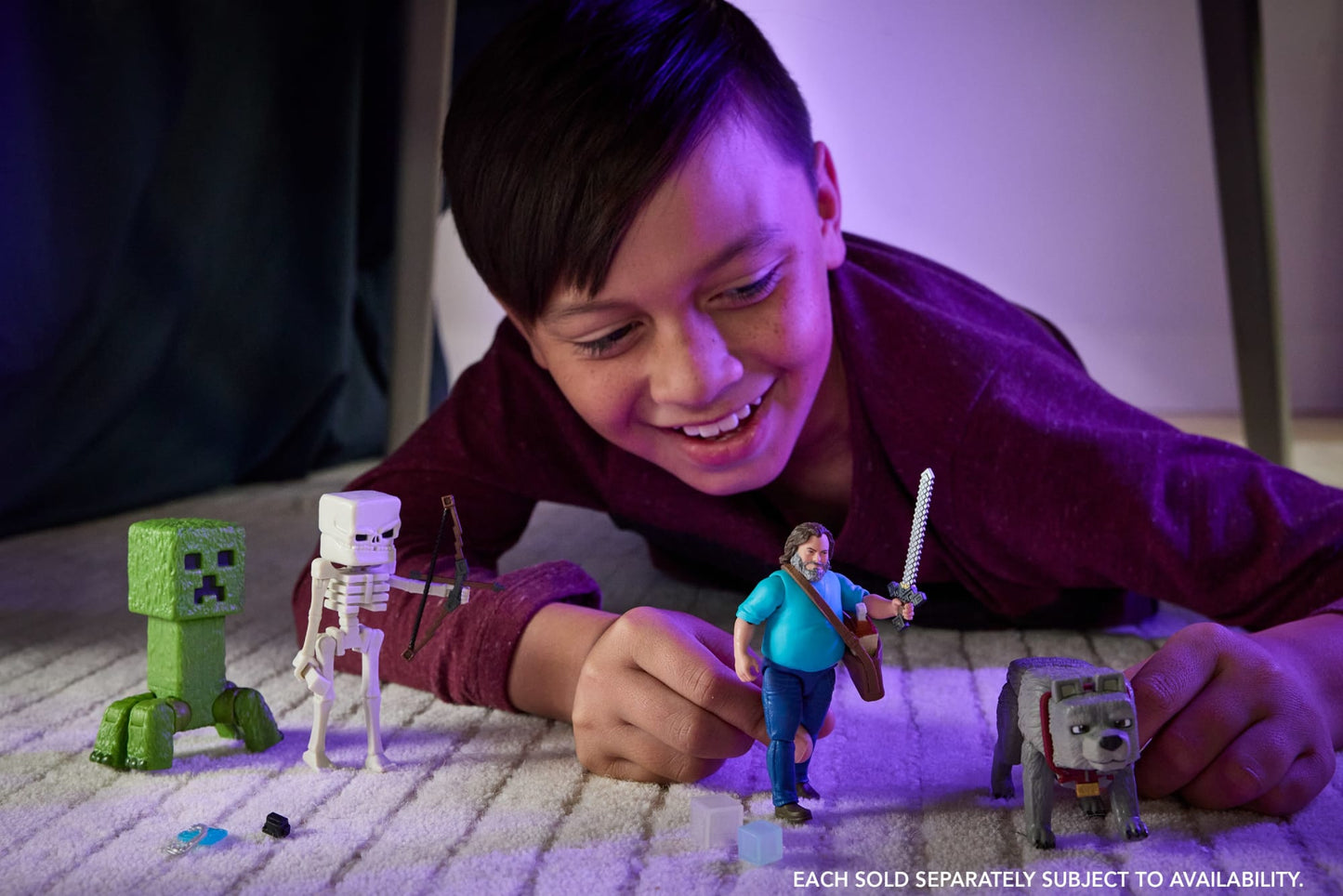 Minecraft La Película Figura de Acción Lobo de 4 pulgadas