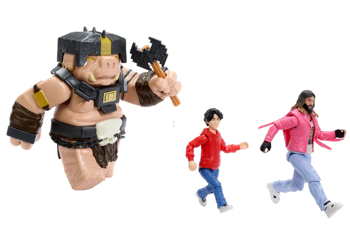 Minecraft A Well-Crafted Escape Figure Pack With 3 Action Figures & 4 Accessories Inspired By The Movie