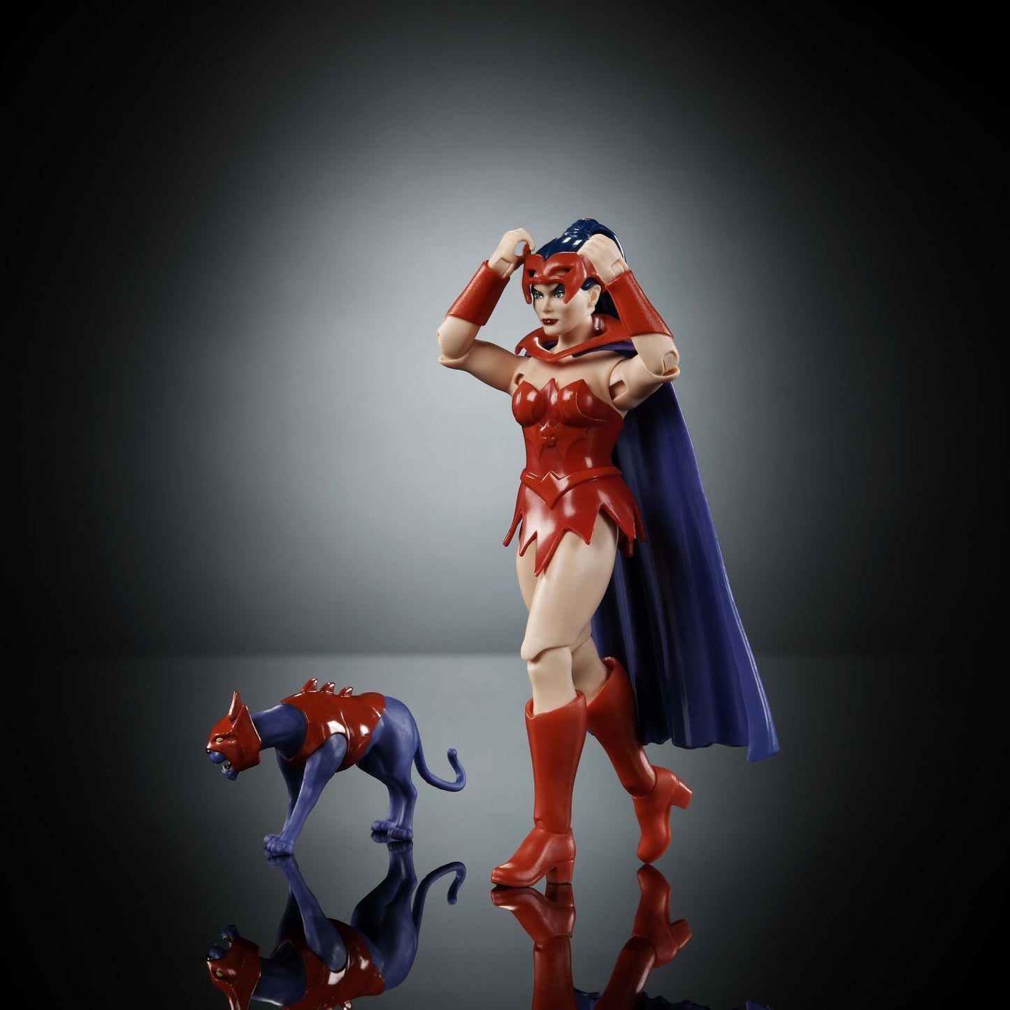 Masters of the Universe Origins Figura de Acción Cartoon Collection Catra de 5.5 pulgadas