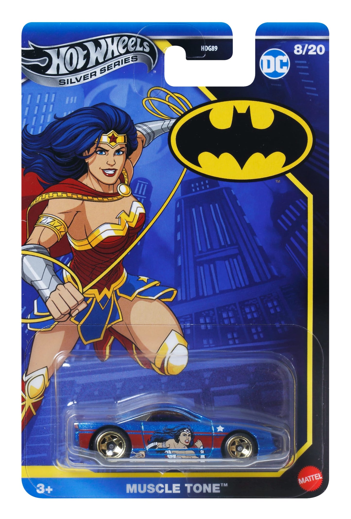 Hot Wheels Collector Veículo de Brinquedo Batman Muscle Tone
