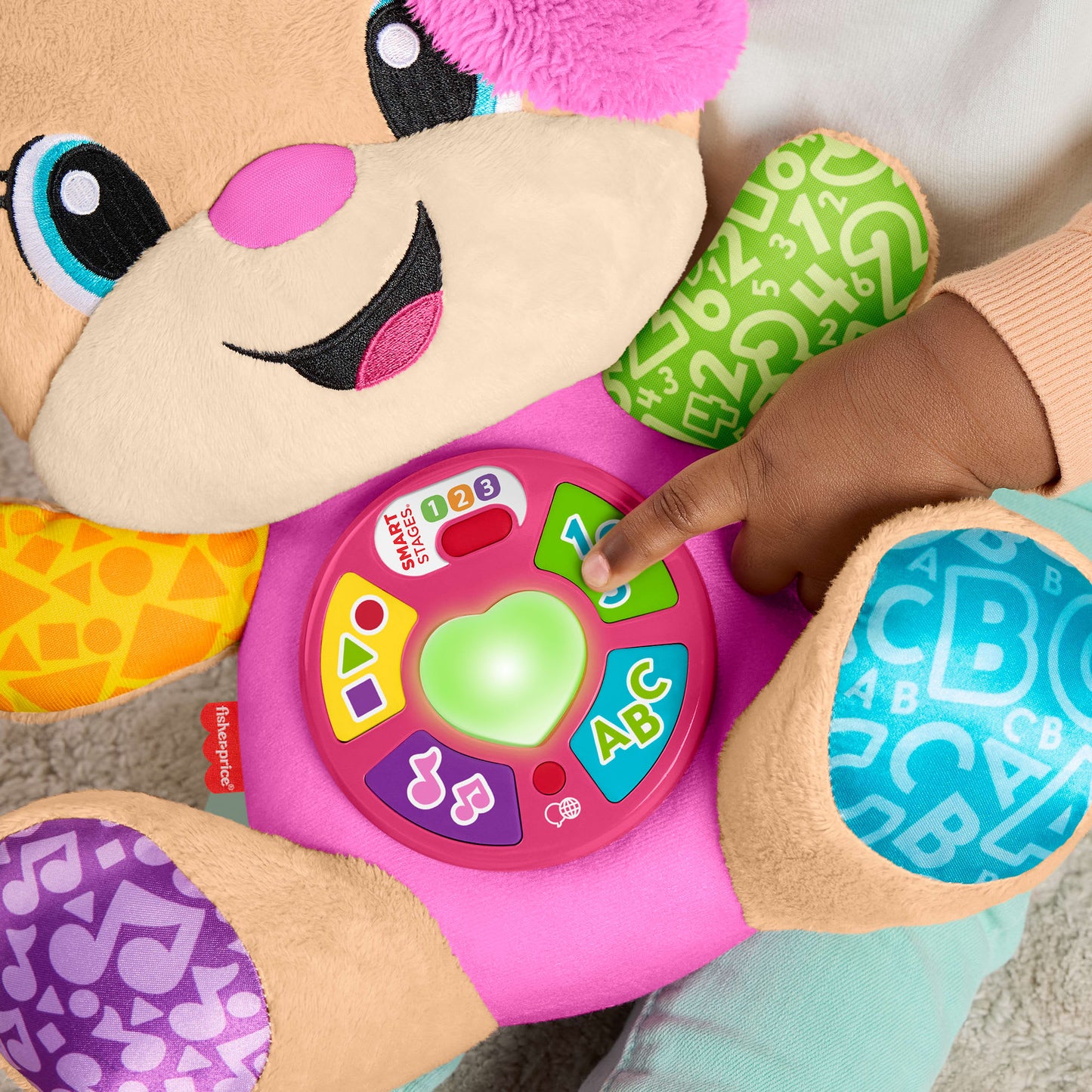 Fisher-Price Ríe y Aprende Juguete para Bebés Hermanita Aprende Conmigo
