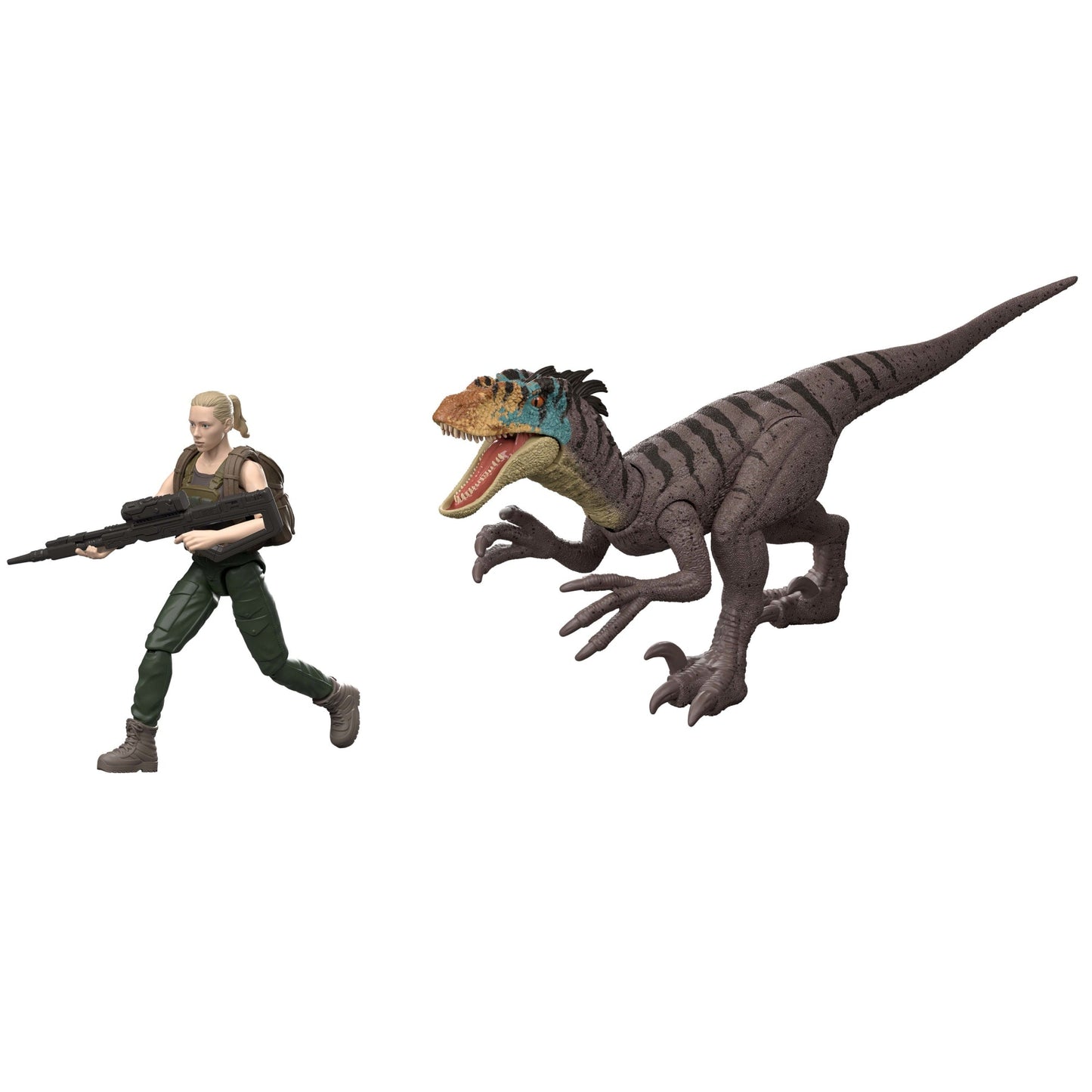 Jurassic World Set de Juego Rebirth Zora y Raptor