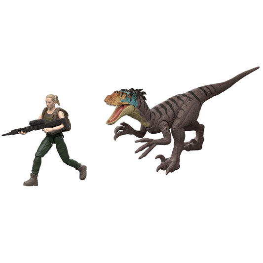 Jurassic World Set de Juego Rebirth Zora y Raptor