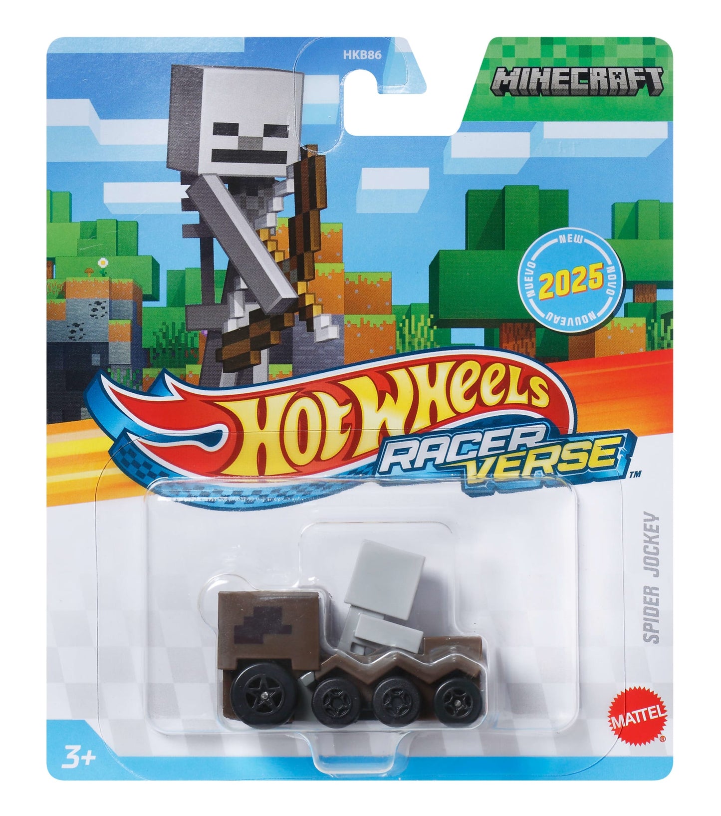 Hot Wheels RacerVerse Vehículo de Juguete Jinete Arácnido