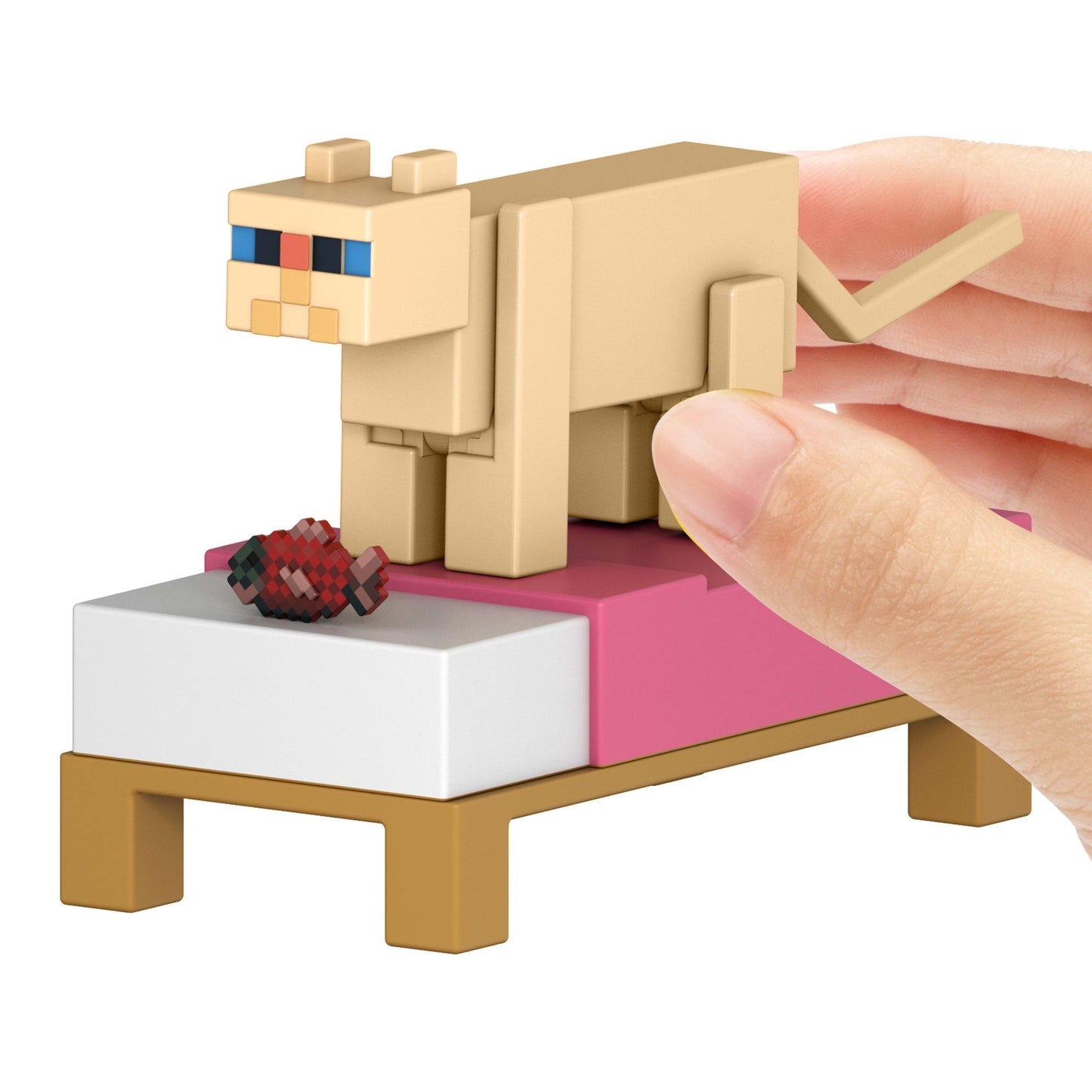 Minecraft Vanilla Figura de Acción Gato Persa 3.25