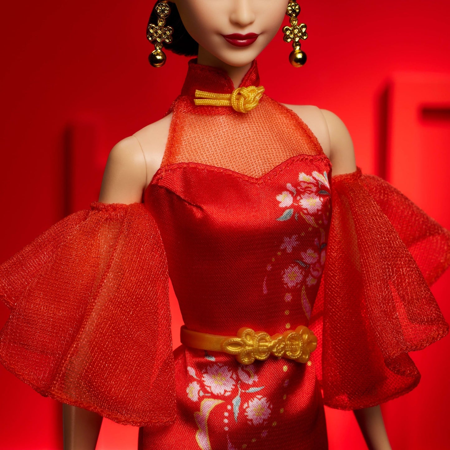 Barbie Signature Lunar New Year Barbie Doll Collectible With Qipao Dress & Golden Accessories