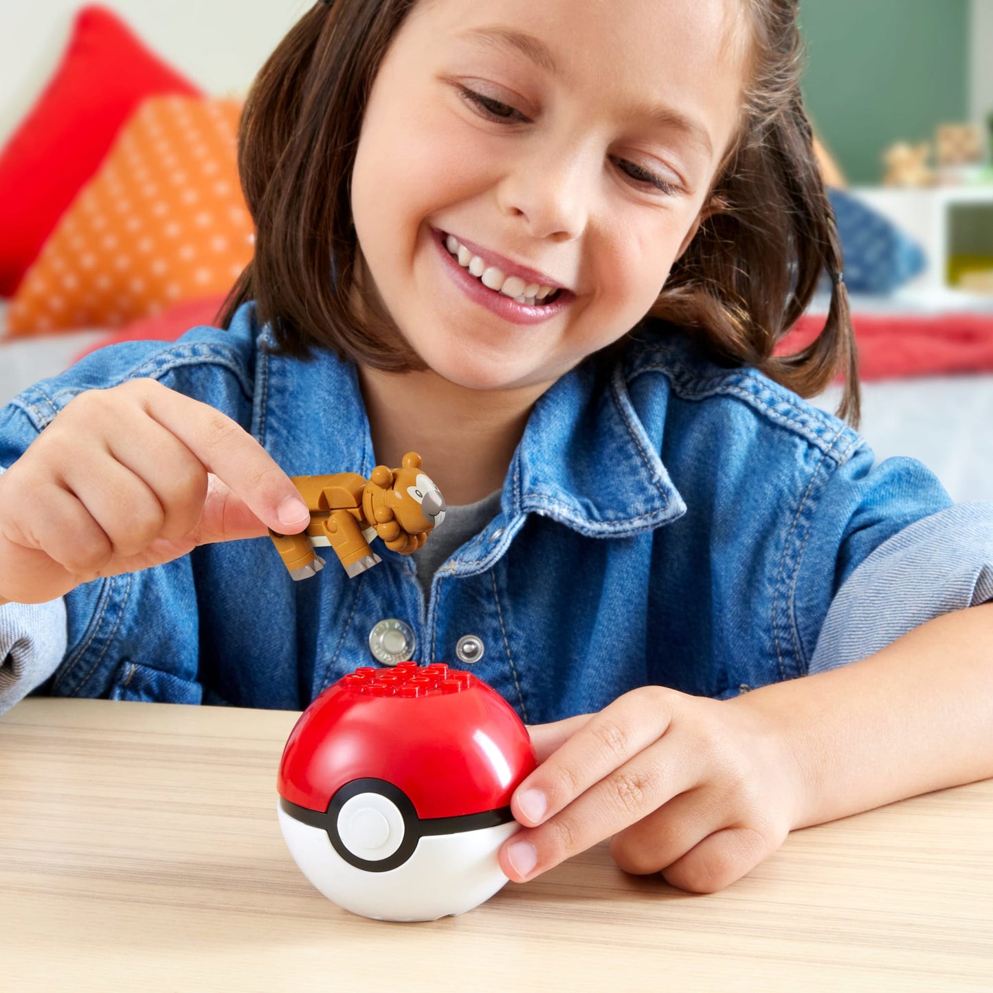 MEGA Pokémon Jogo de Construção Pokébola Colecionável Bidoof