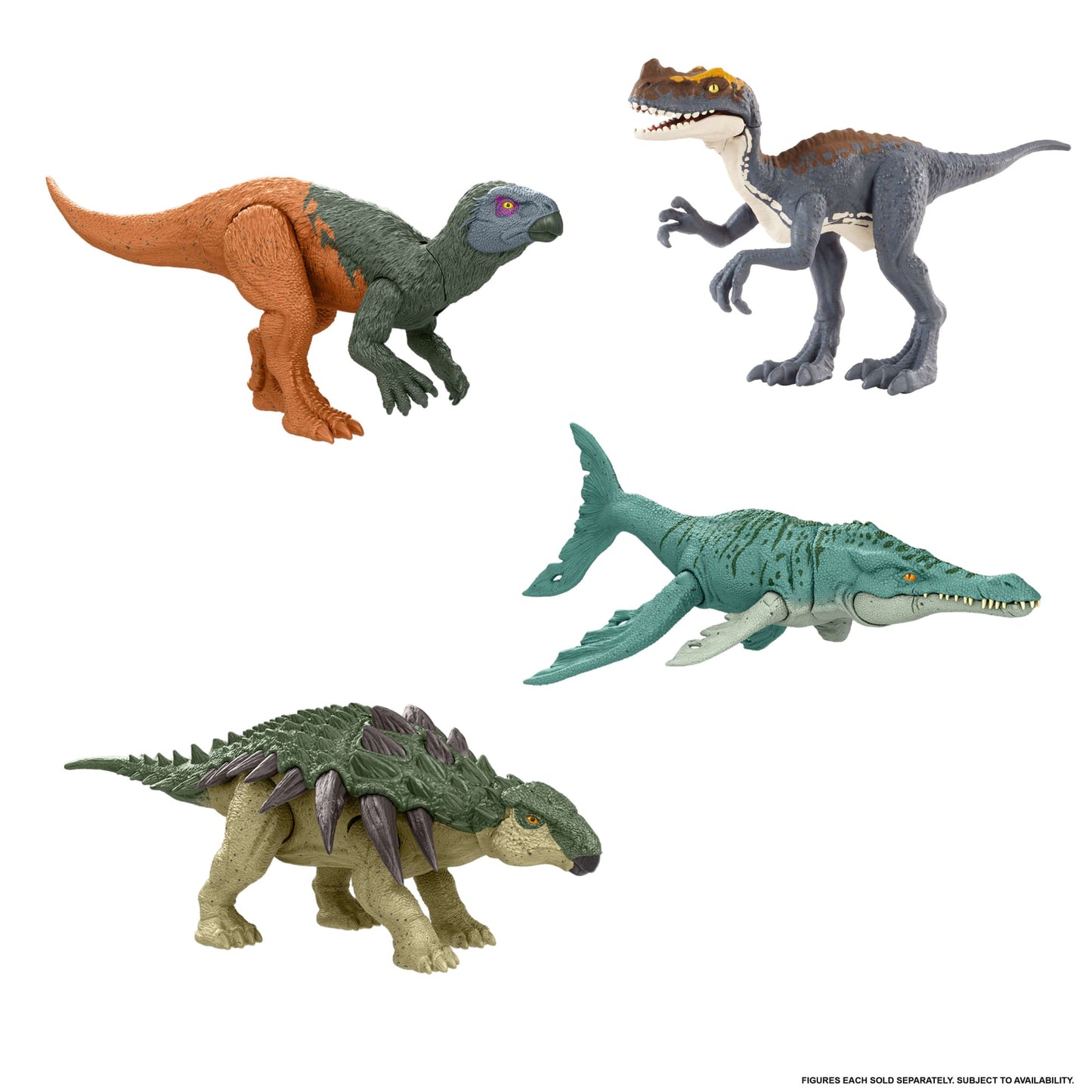 Jurassic World Rebirth Frenzy Pack Proceratosaurus Dinosaur Figure, Authentic Toy, Digital Play
