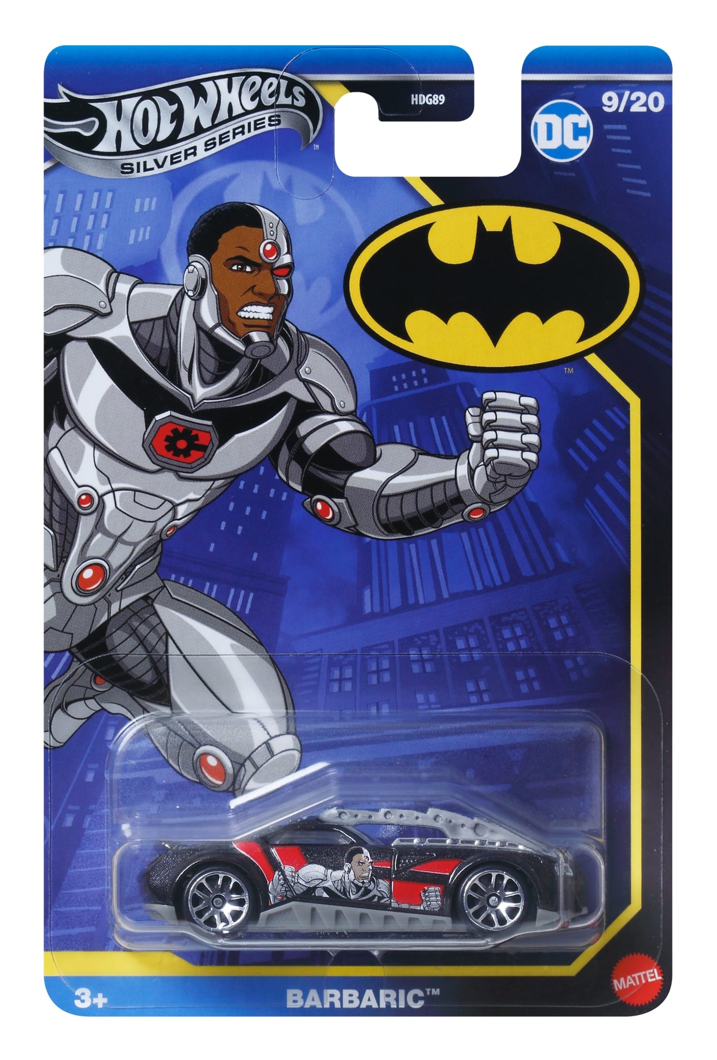 Hot Wheels Collector Vehículo de Colección Auto de Batman Barbaric