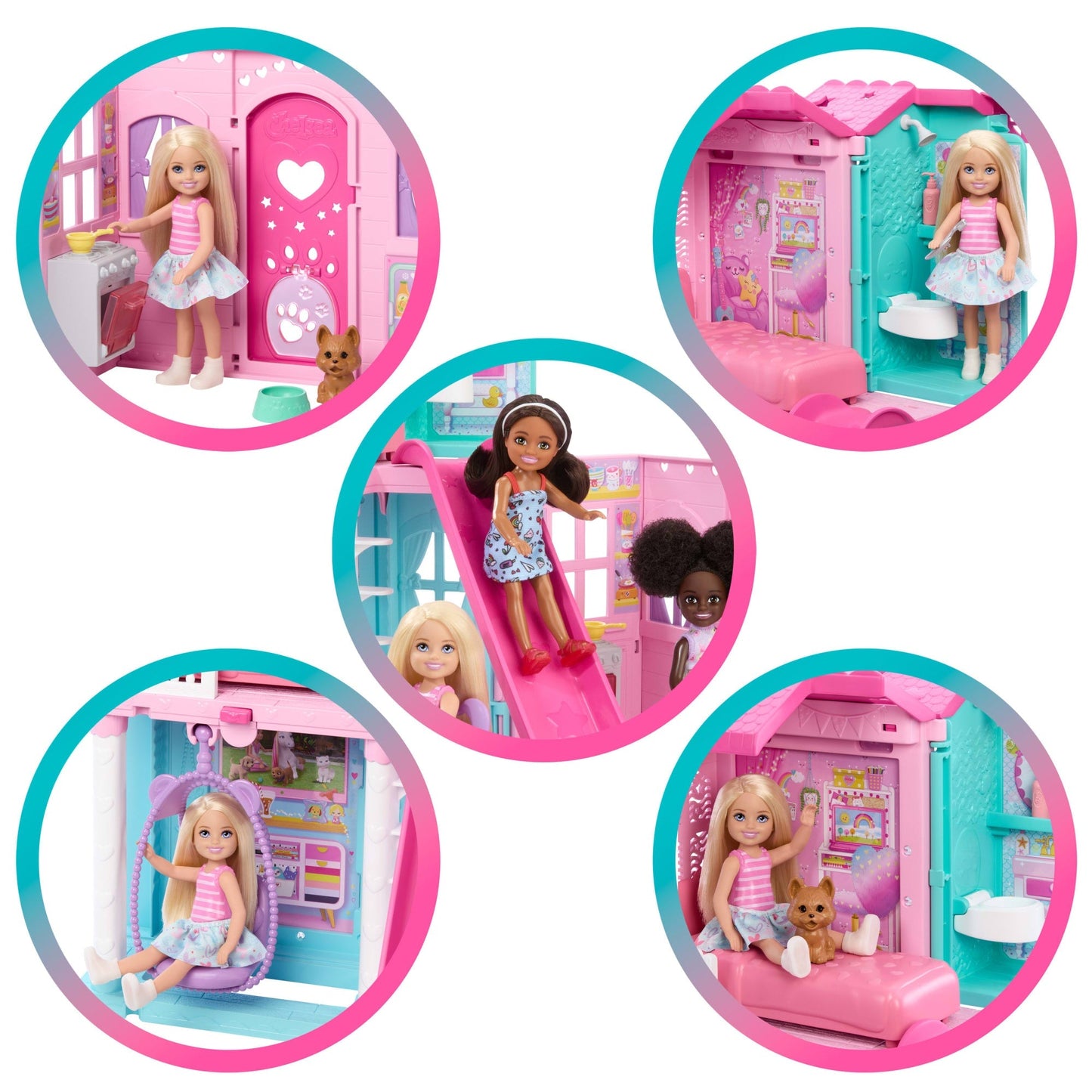 Barbie Casa de Muñecas Casa Transformable de Chelsea