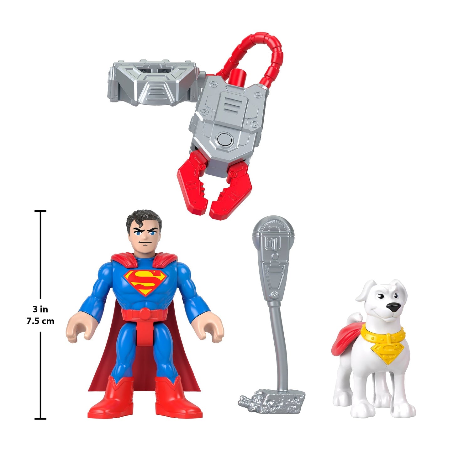 Fisher-Price Imaginext DC Super Friends Metal Force Superman Action Figures & Accessory Set