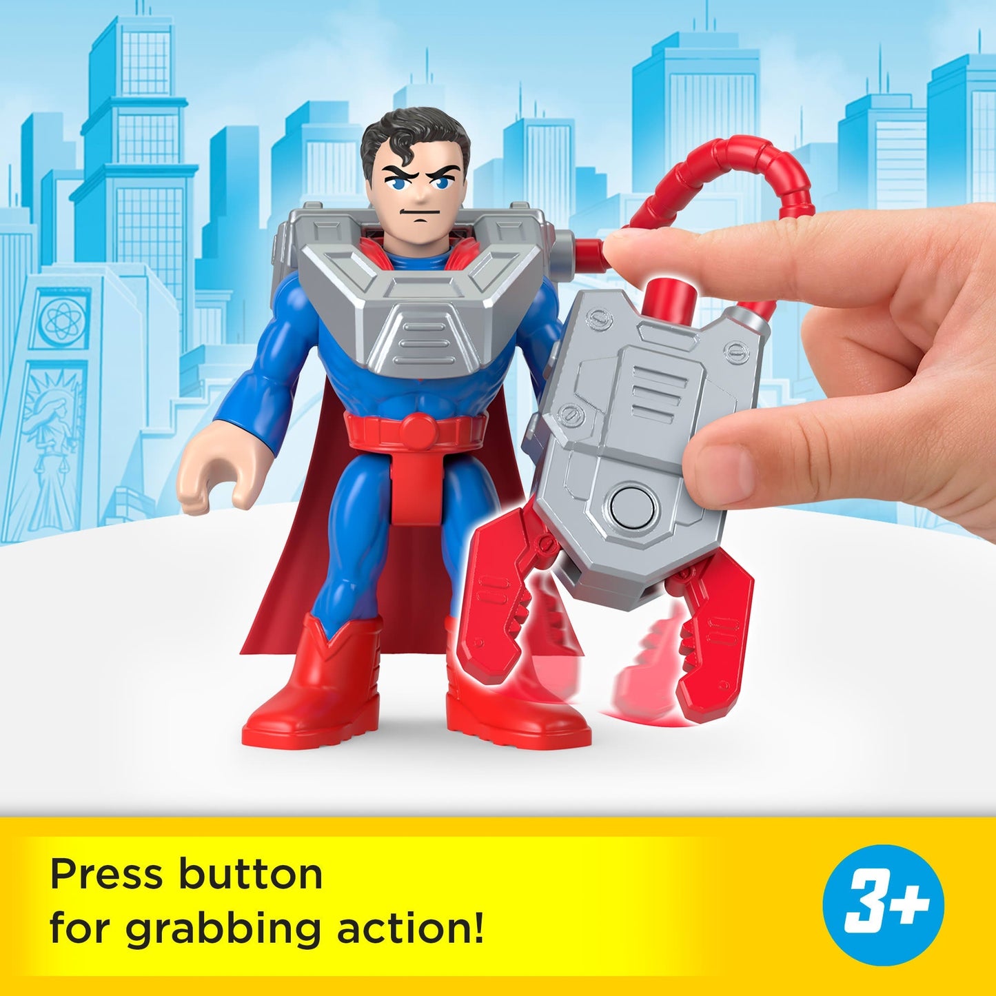 Fisher-Price Imaginext DC Super Friends Metal Force Superman Action Figures & Accessory Set