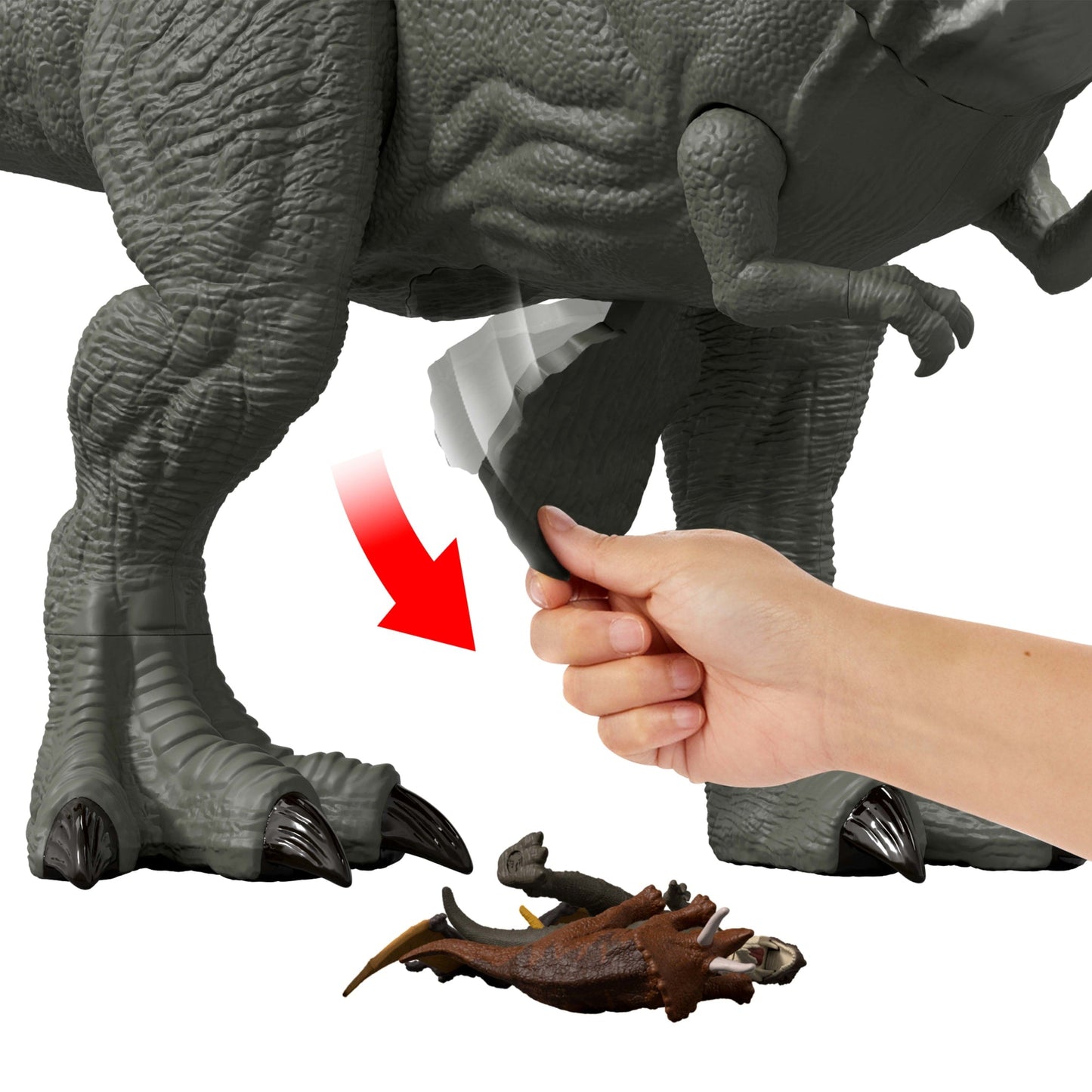 Jurassic World Dinossauro de Brinquedo Rebirth Super Colossal T. Rex
