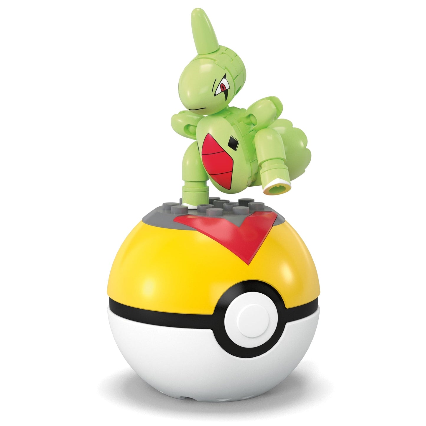 MEGA Pokémon Jogo de Construção Pokébola Colecionável Larvitar